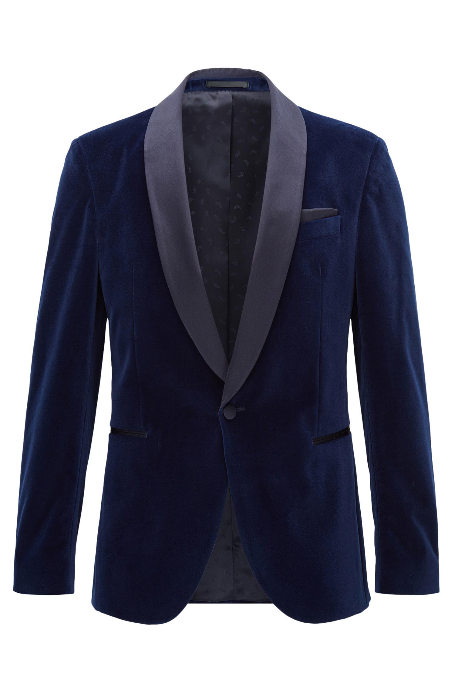 BOSS by HUGO BOSS Velvet Dinner Jacket, Slim Fit | Nemir in Blue for Men |  Lyst