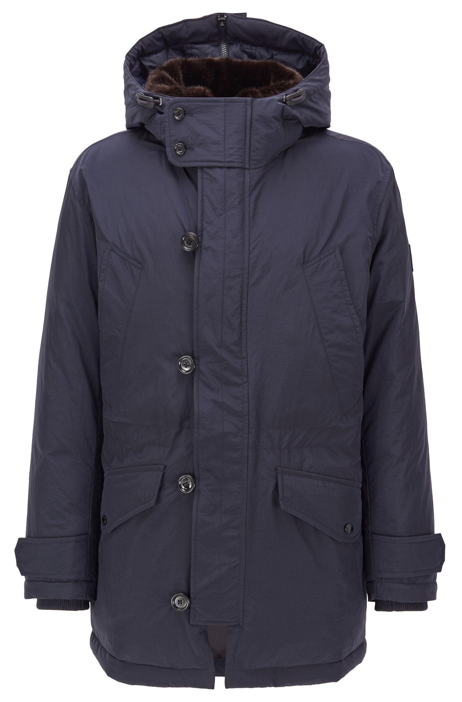 BOSS by Hugo Boss Regular-fit Parka Jacket In Water-repellent Fabric in ...