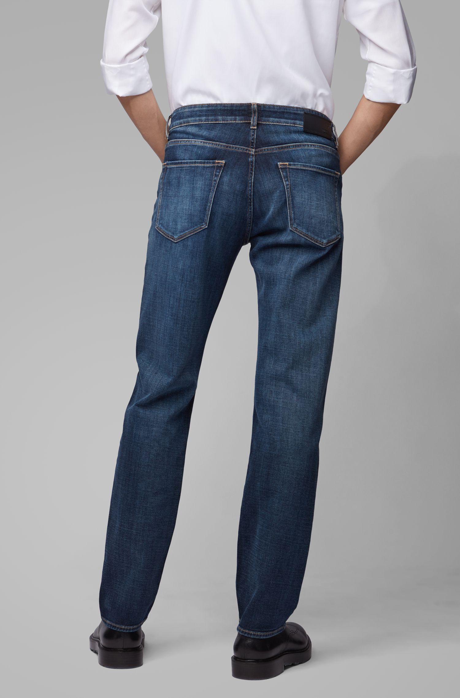 BOSS Regular-fit Jeans In Italian Cashmere-touch Denim in Blue for Men ...