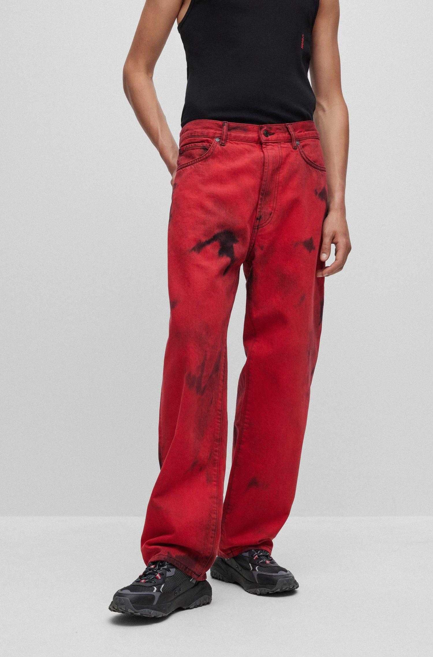 Hugo boss red jeans deals