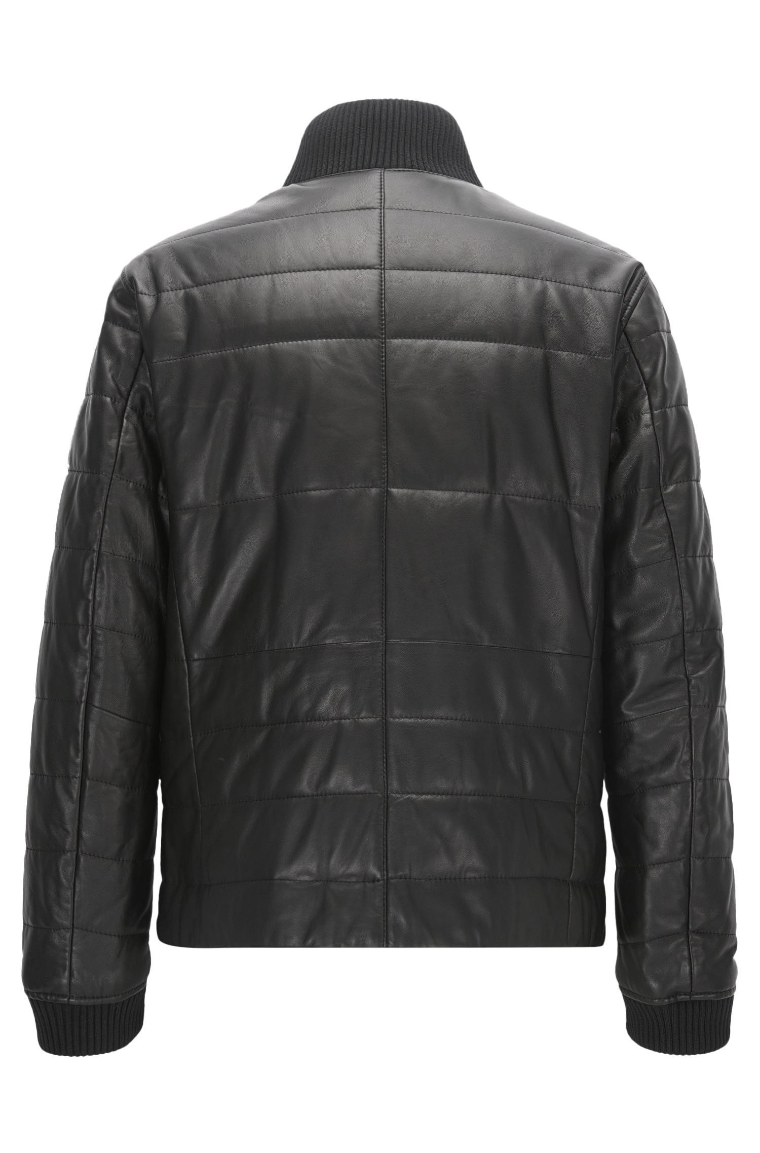 boss athleisure quilted jacket