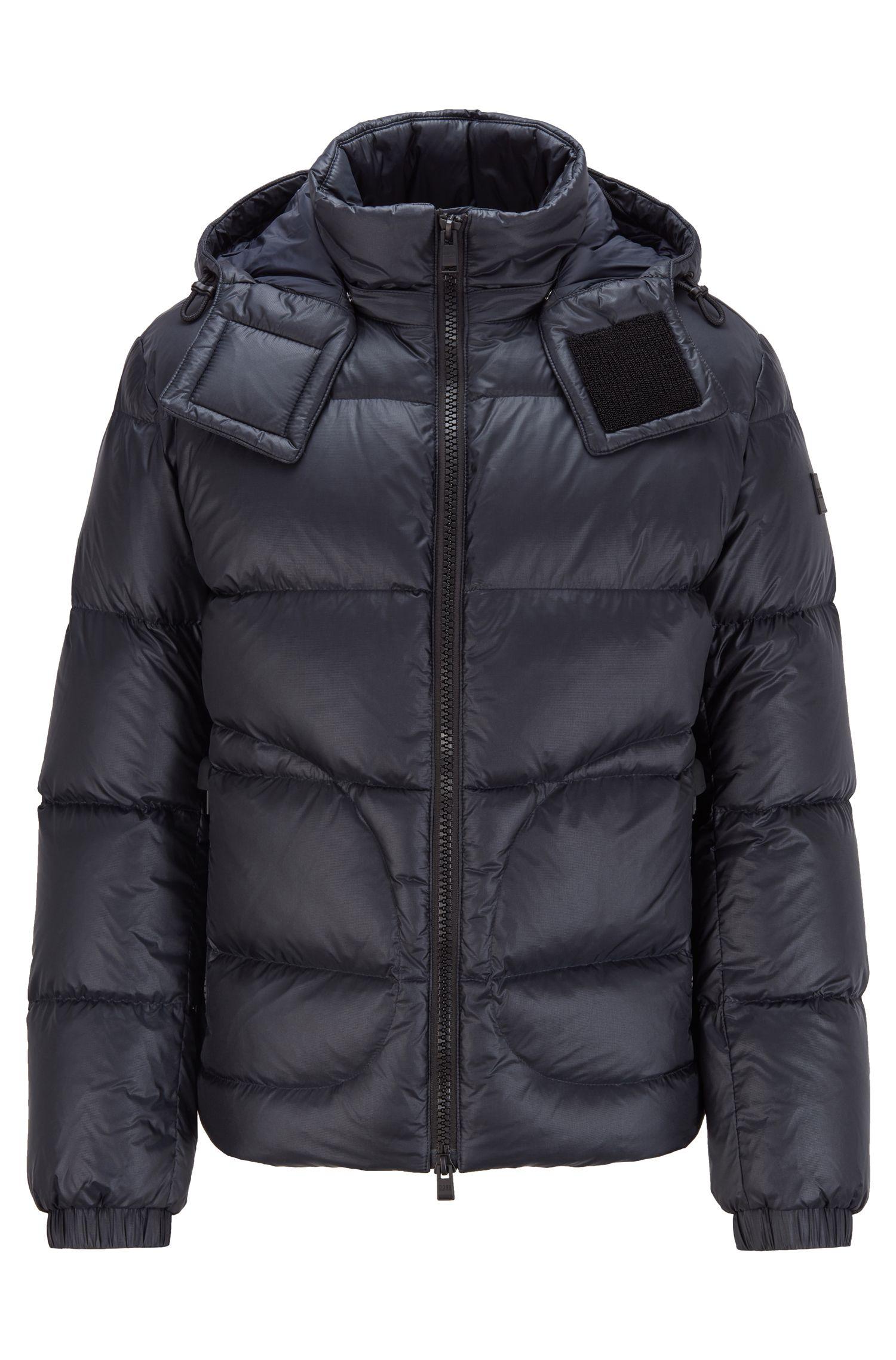 BOSS by Hugo Boss Water Repellent Down Jacket With Logo Tape Trim in ...