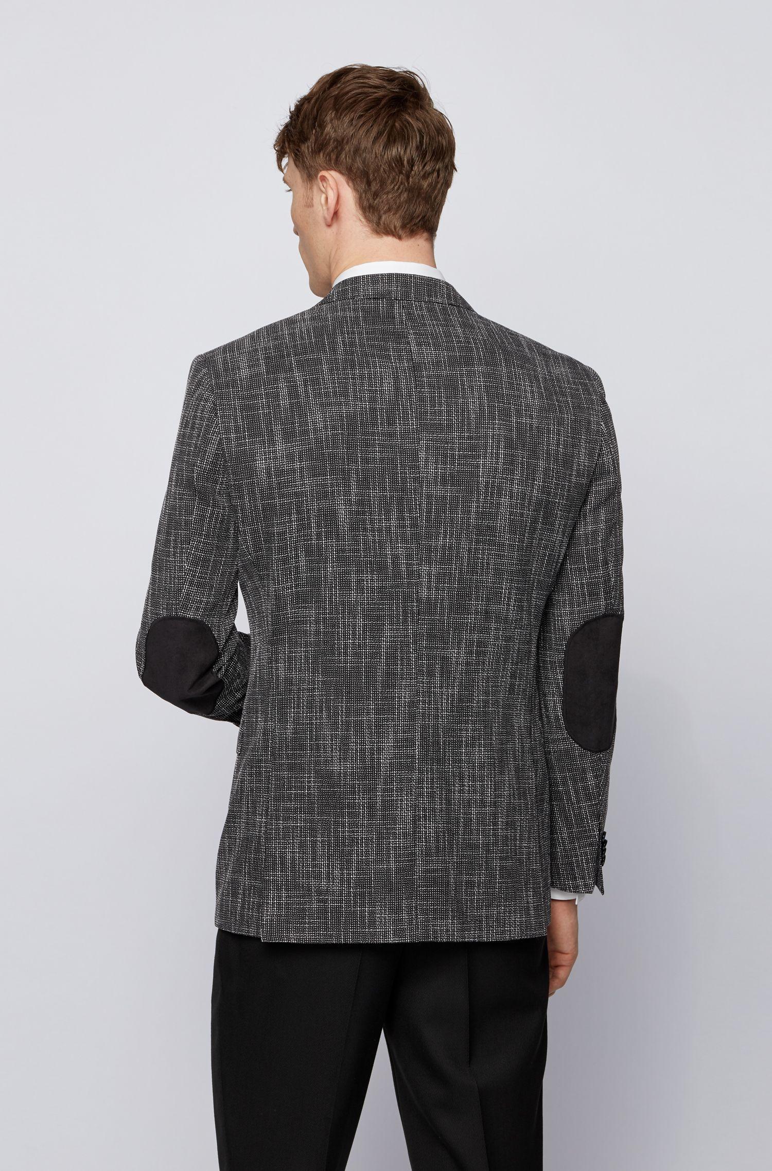 BOSS by Hugo Boss Synthetic Micro Patterned Regular Fit Jacket With