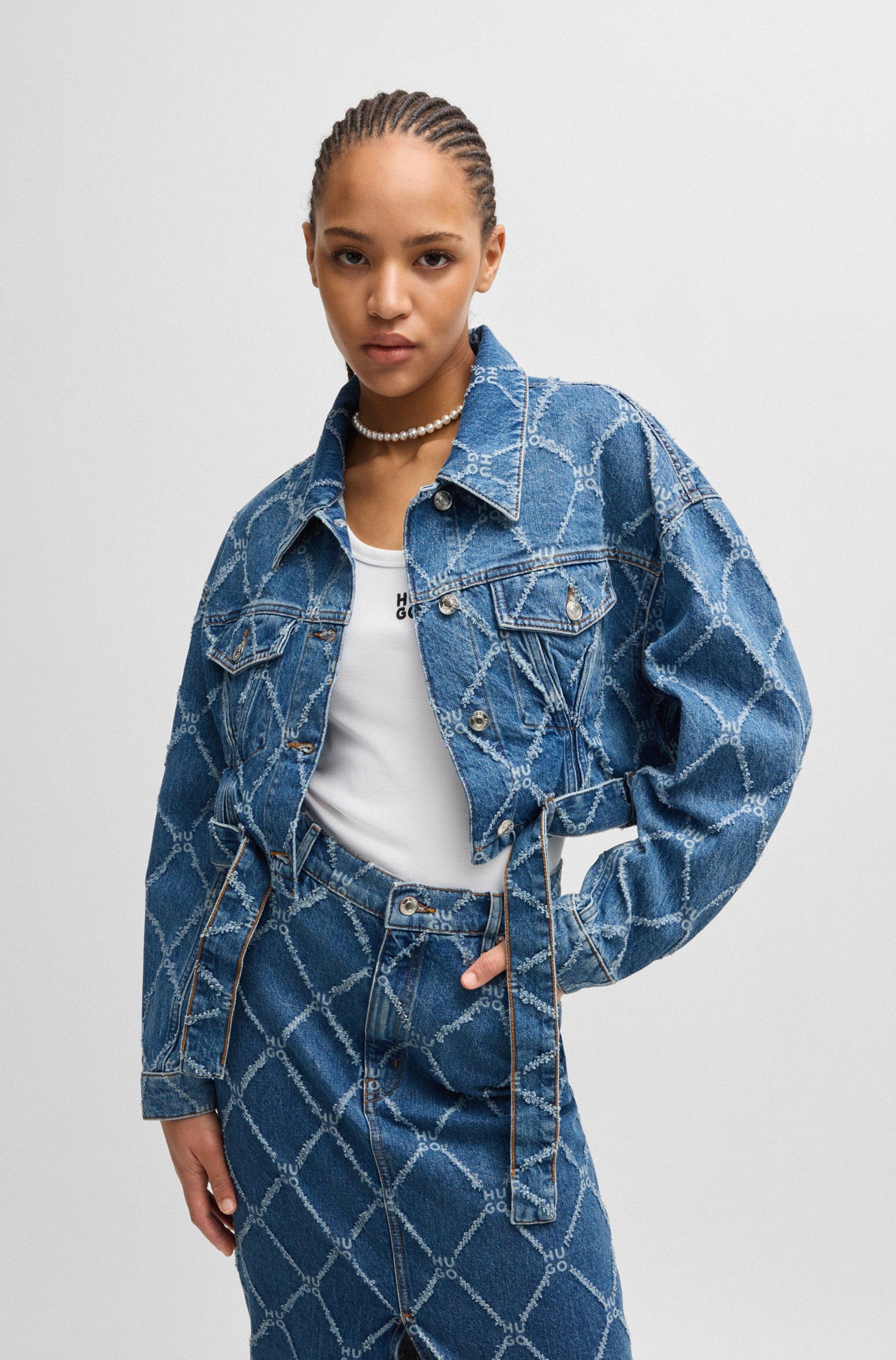 Veste en jean hugo boss sale