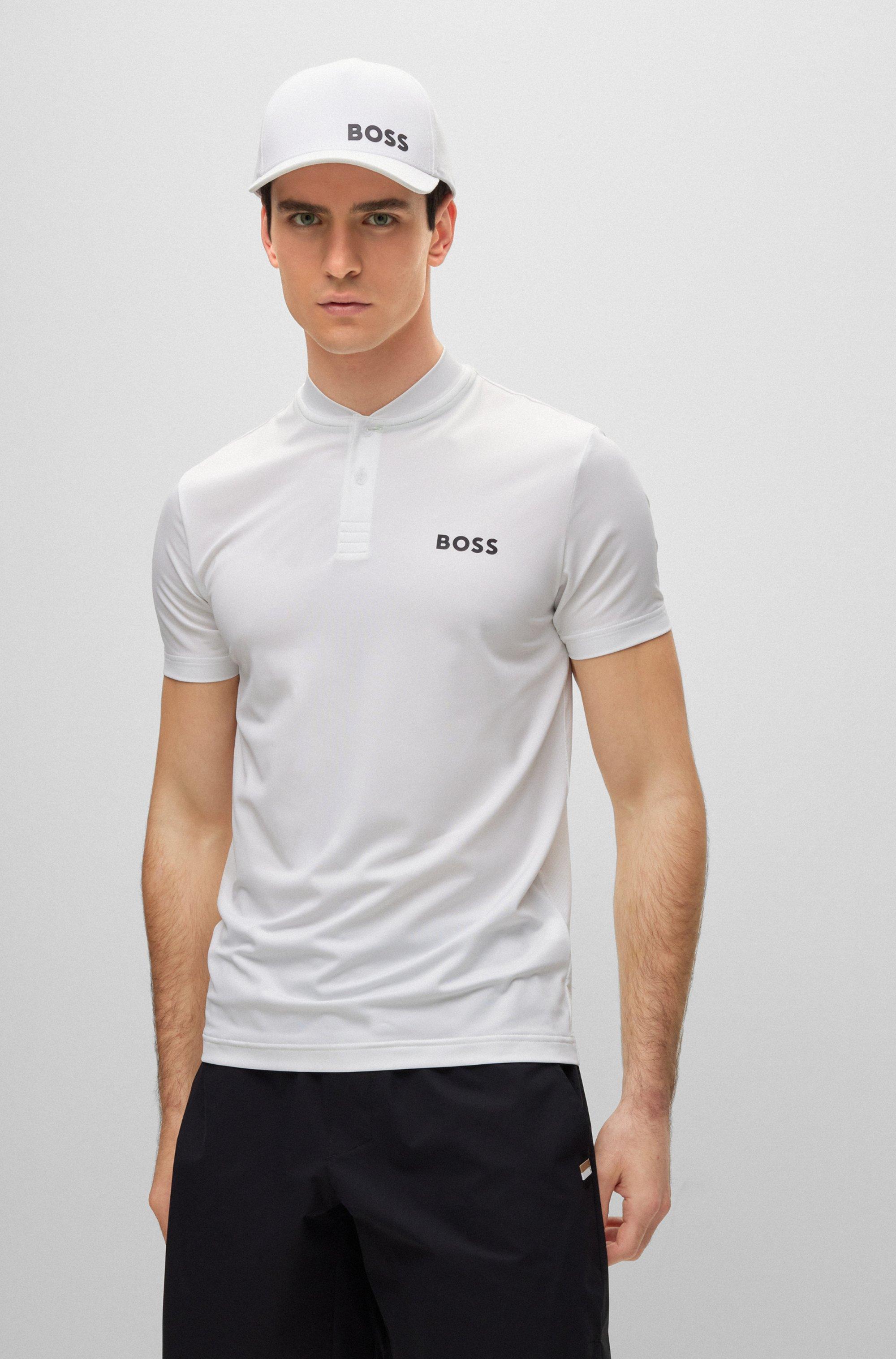 BOSS by HUGO BOSS X Matteo Berrettini Slim-fit Polo Shirt With Bomber ...