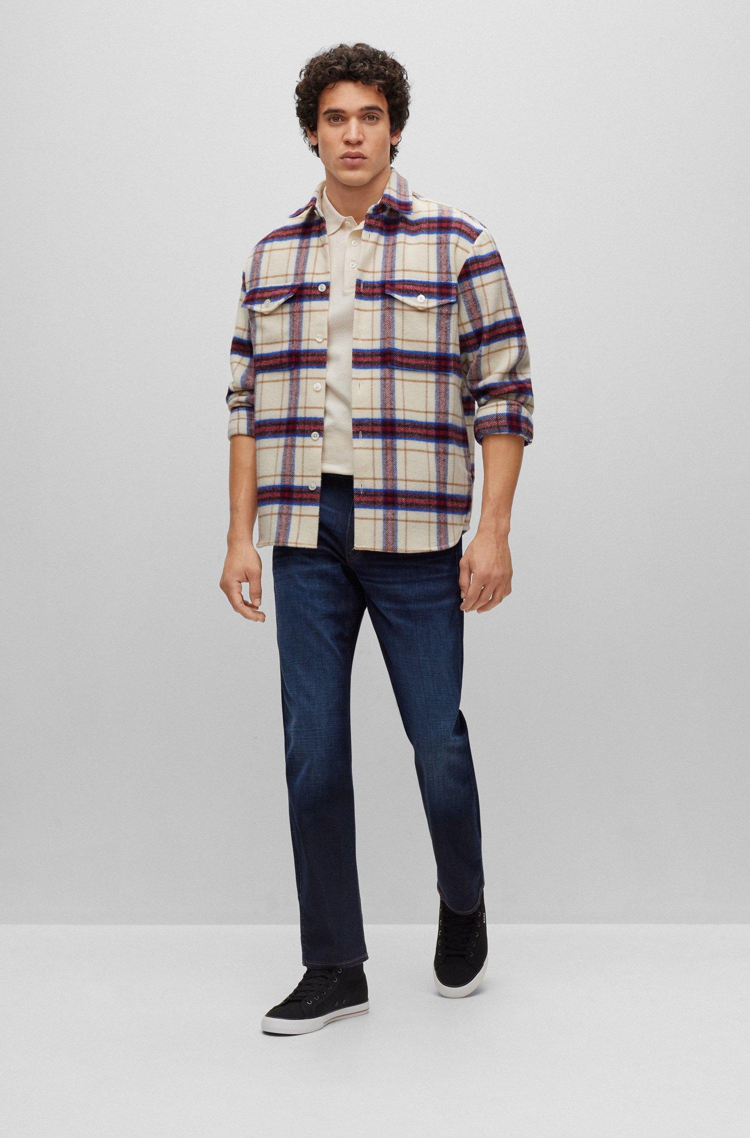 Hugo Boss Super Blue Jeans BOSS Relaxed-fit Jeans In Dark-blue