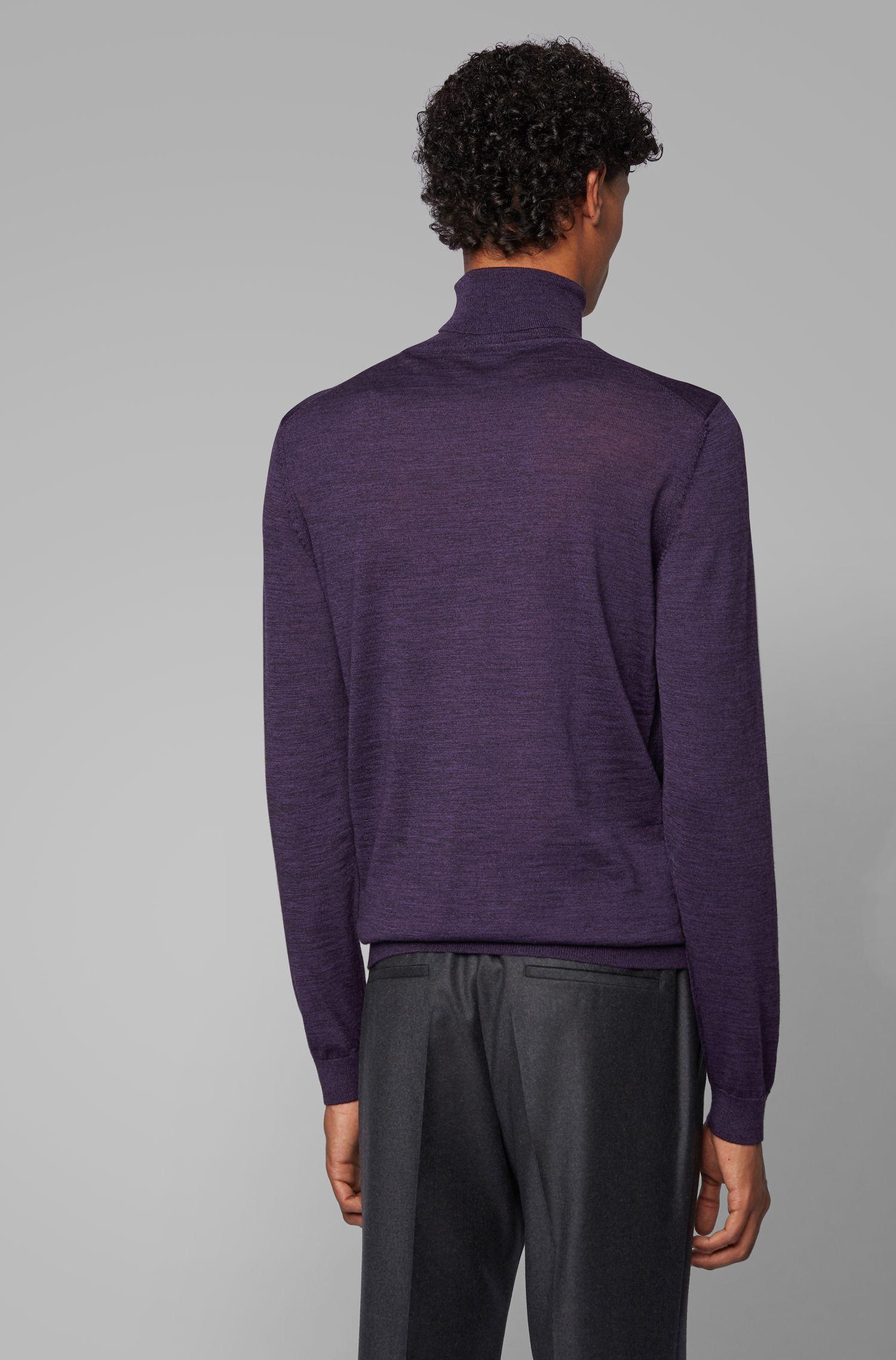 BOSS by Hugo Boss Turtleneck Sweater In Extrafine Italian Merino Wool