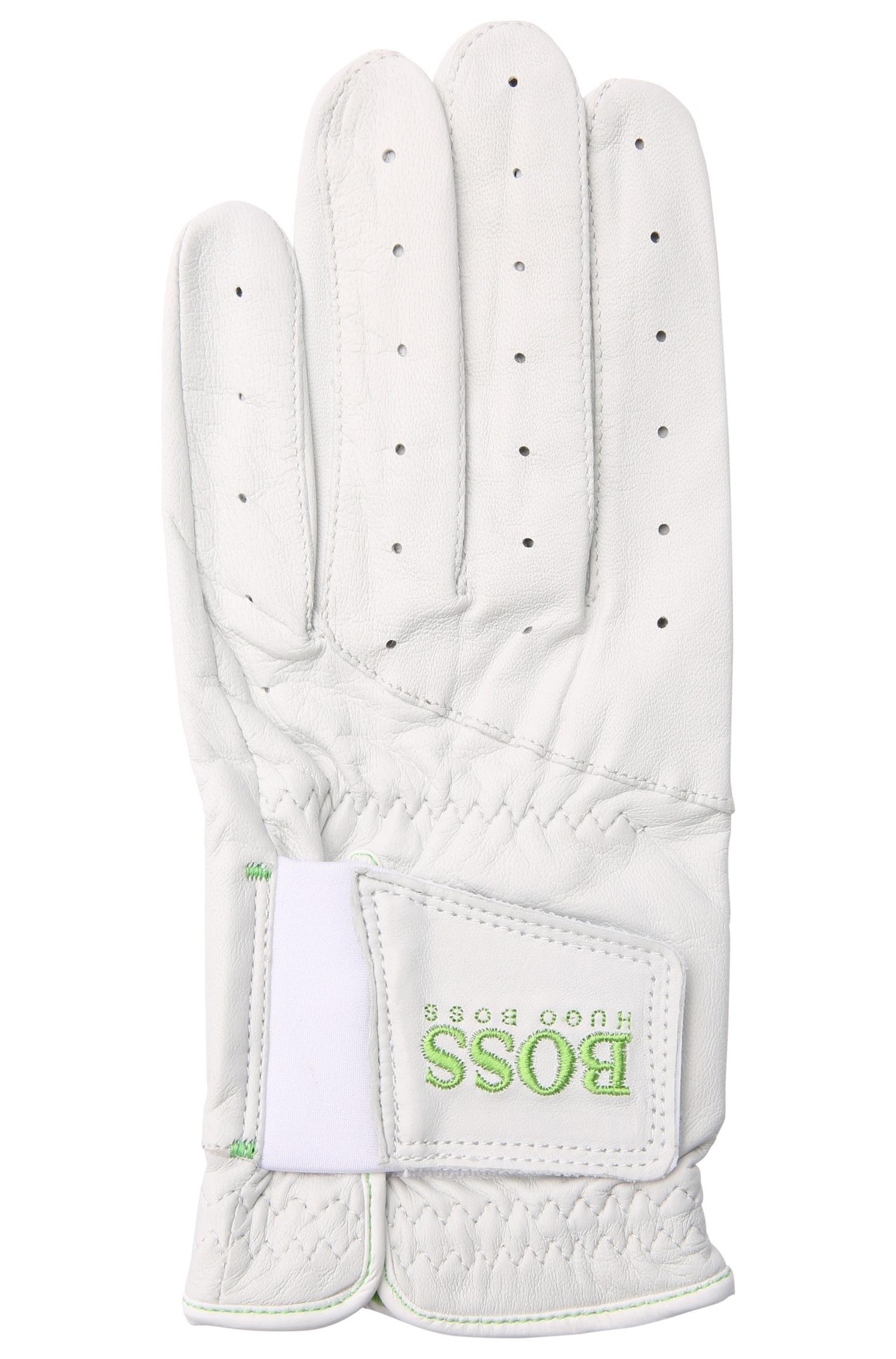 BOSS Green Leather Golf Glove: 'garmin 4' in White for Men | Lyst UK