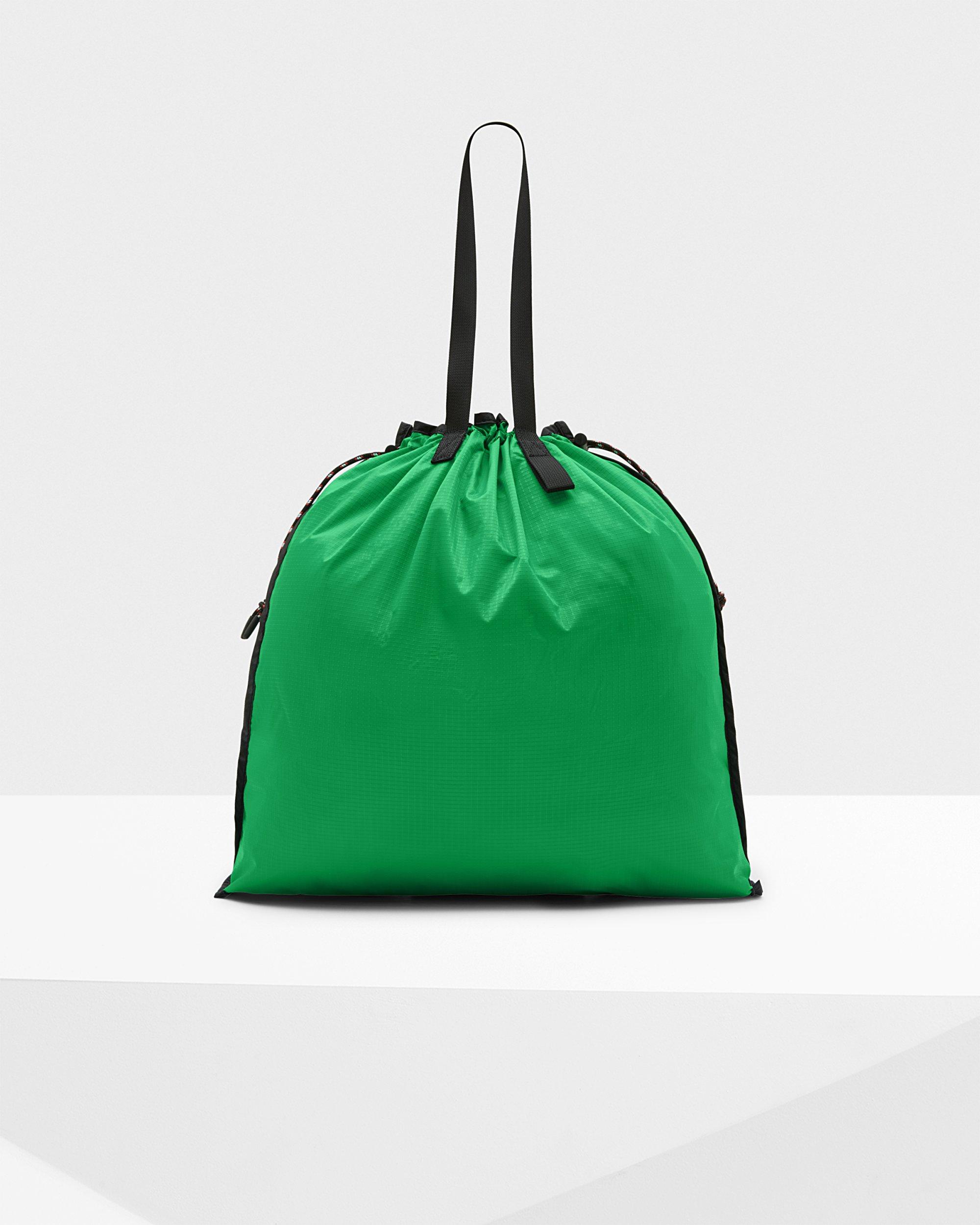 hunter green tote