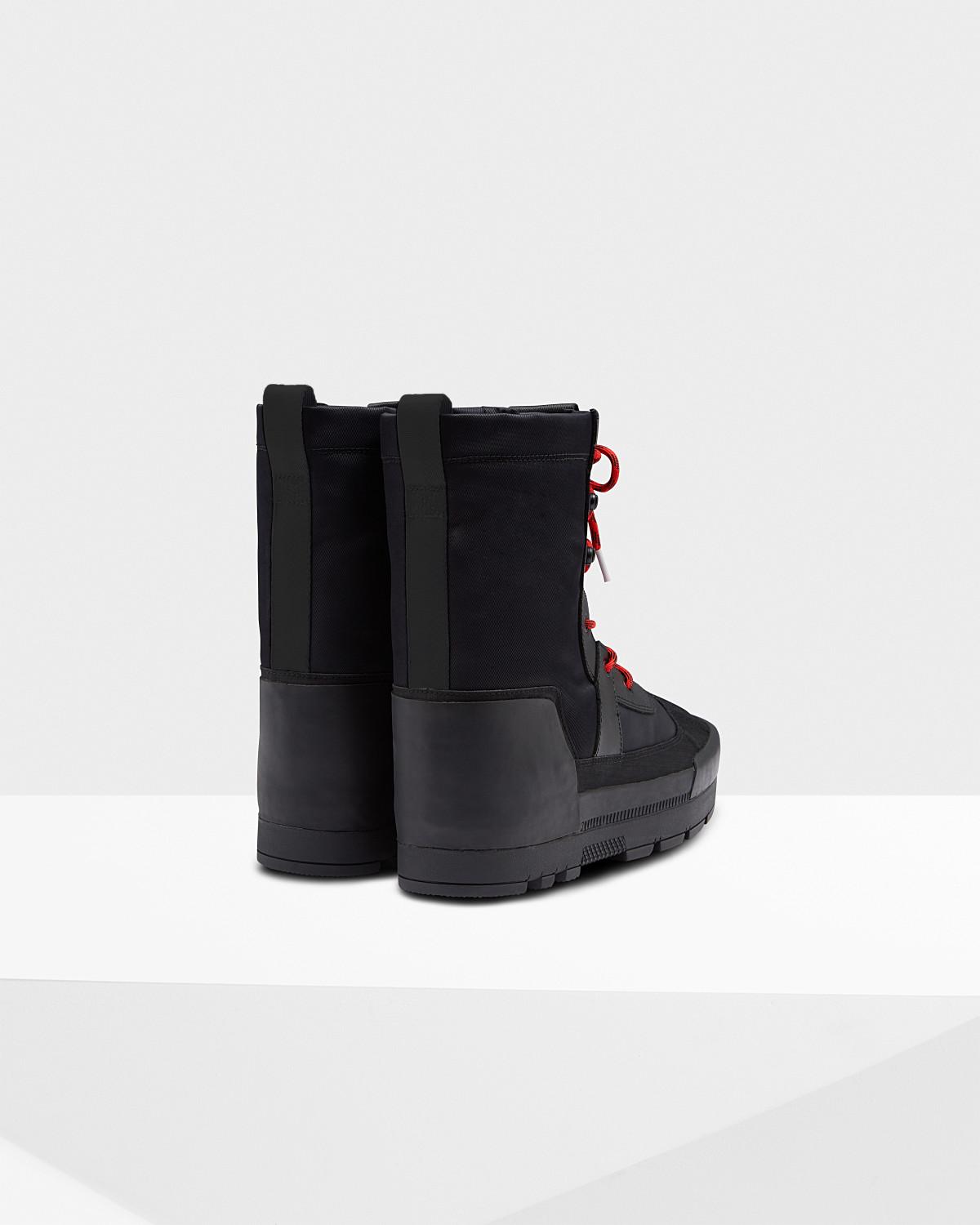 hunter mens snow boots