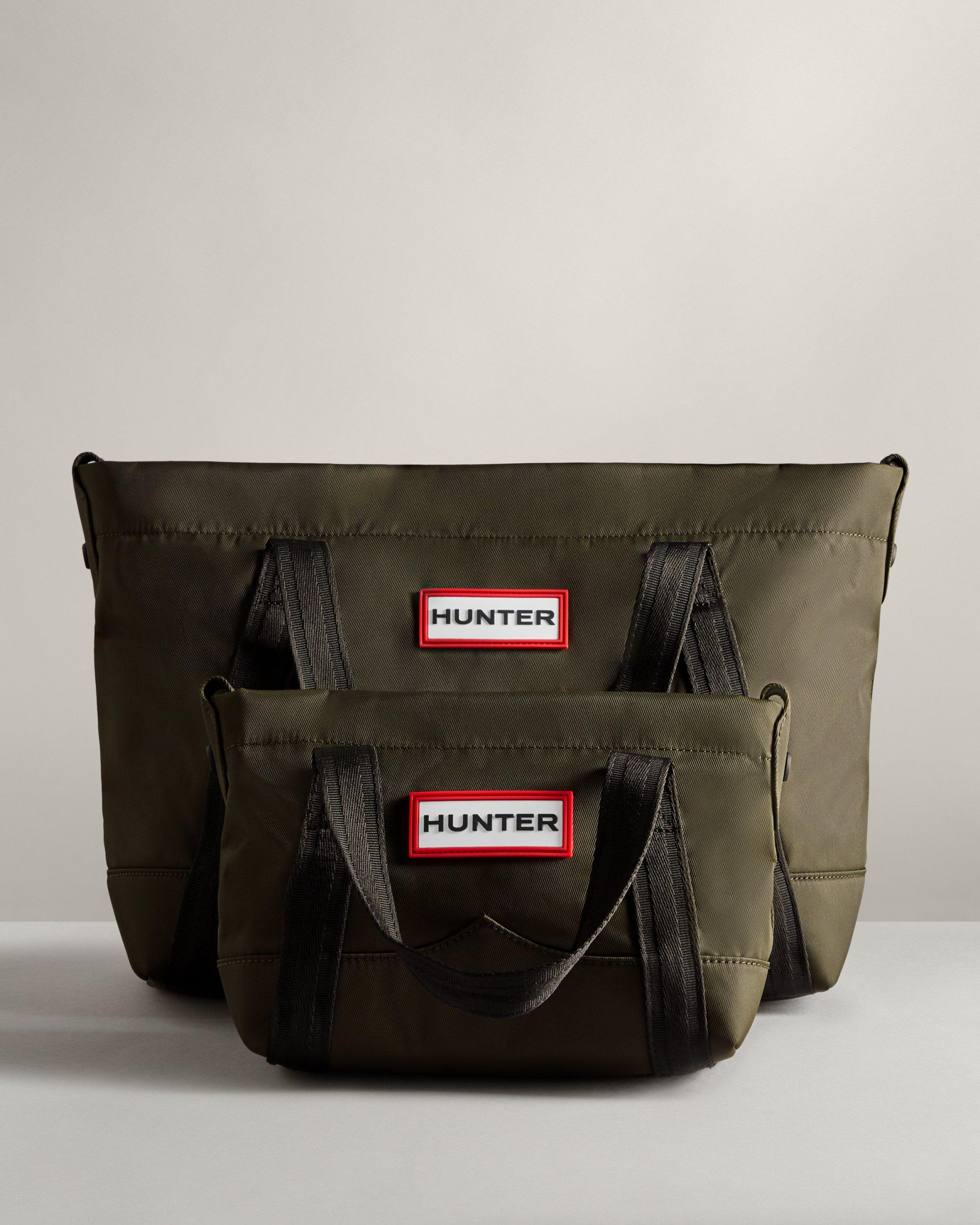 HUNTER Nylon Mini Top Clip Tote Bag in Green for Men | Lyst