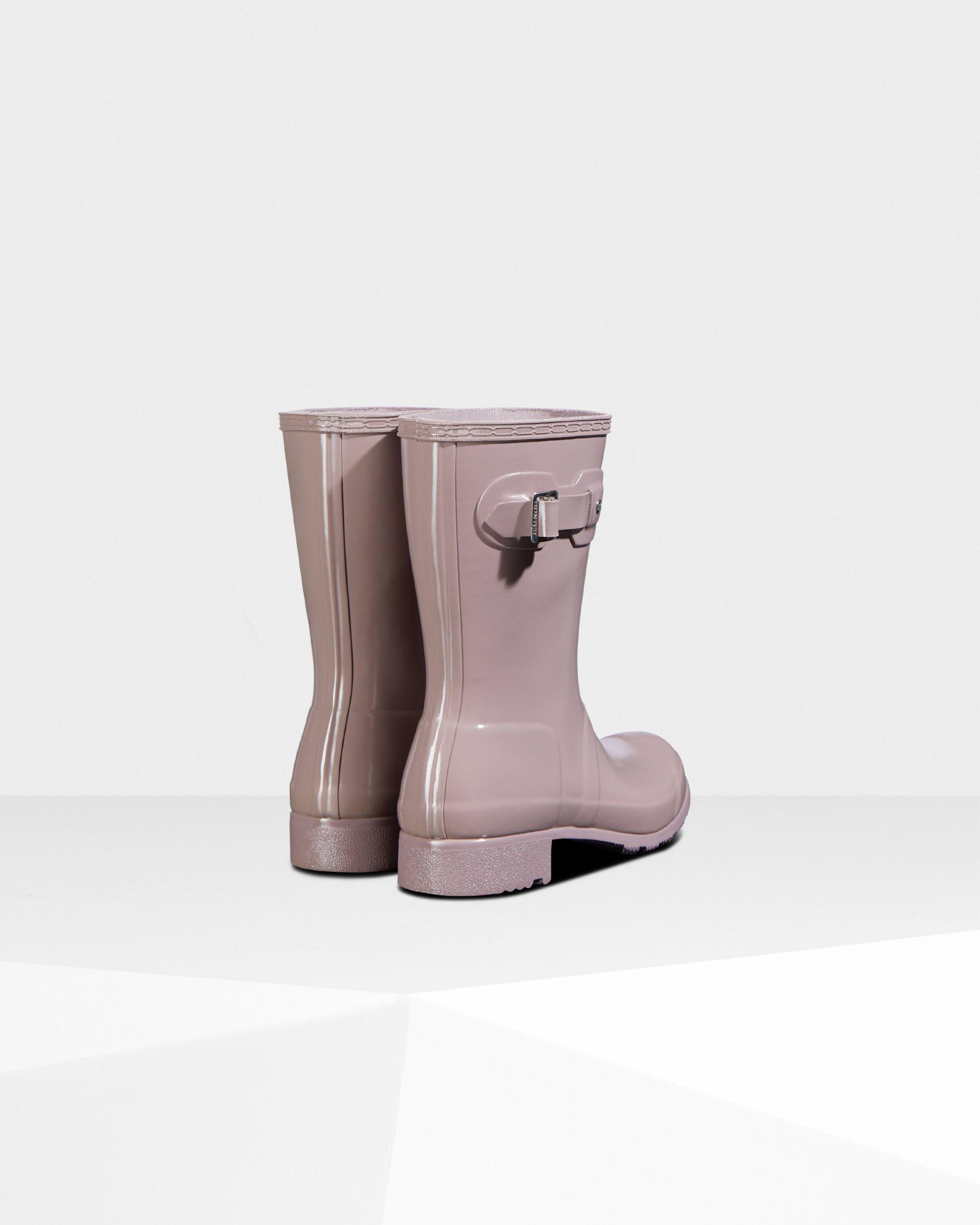hunter foldable short rain boots