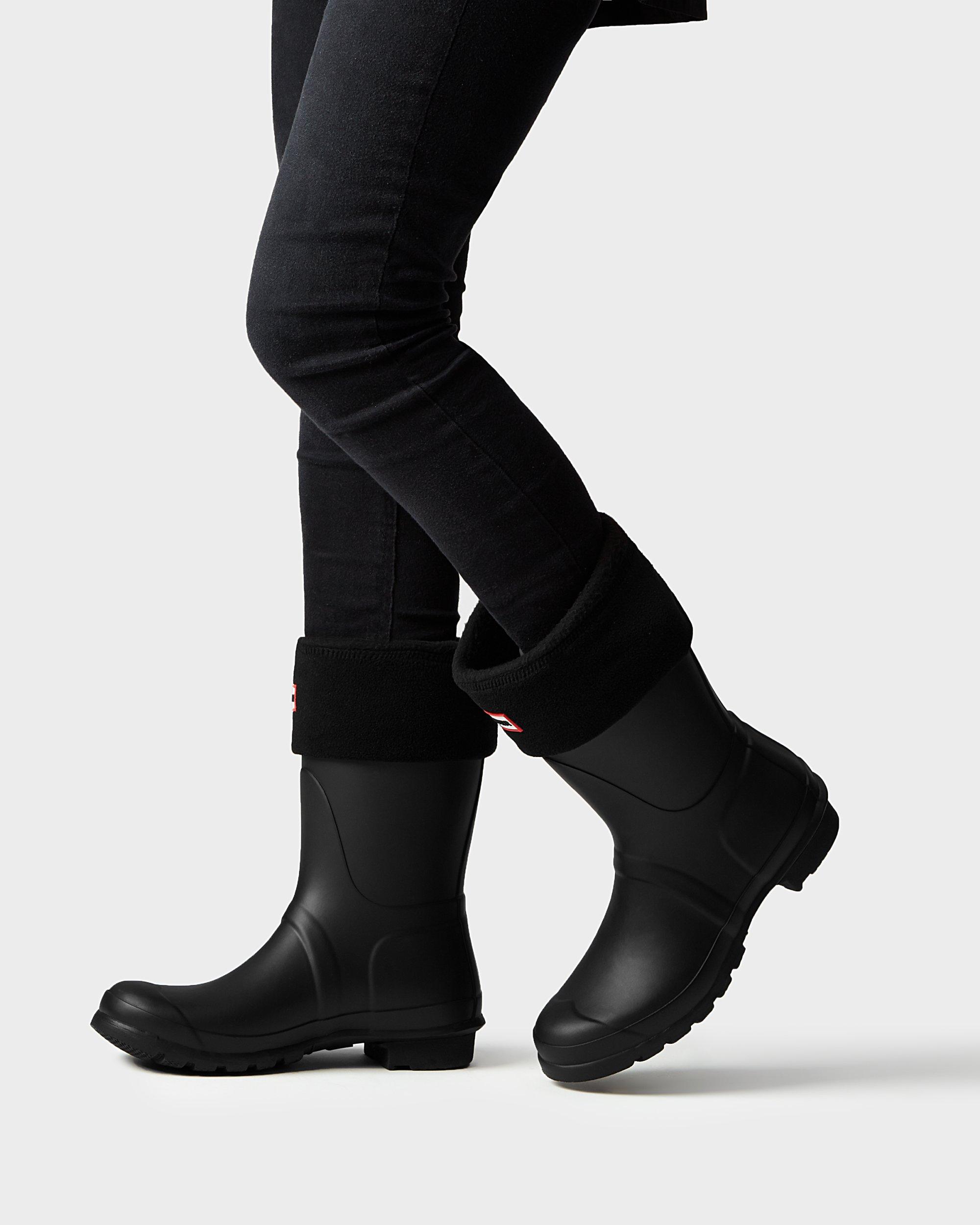 HUNTER Original Short Boot Socks in Black for Men - Lyst