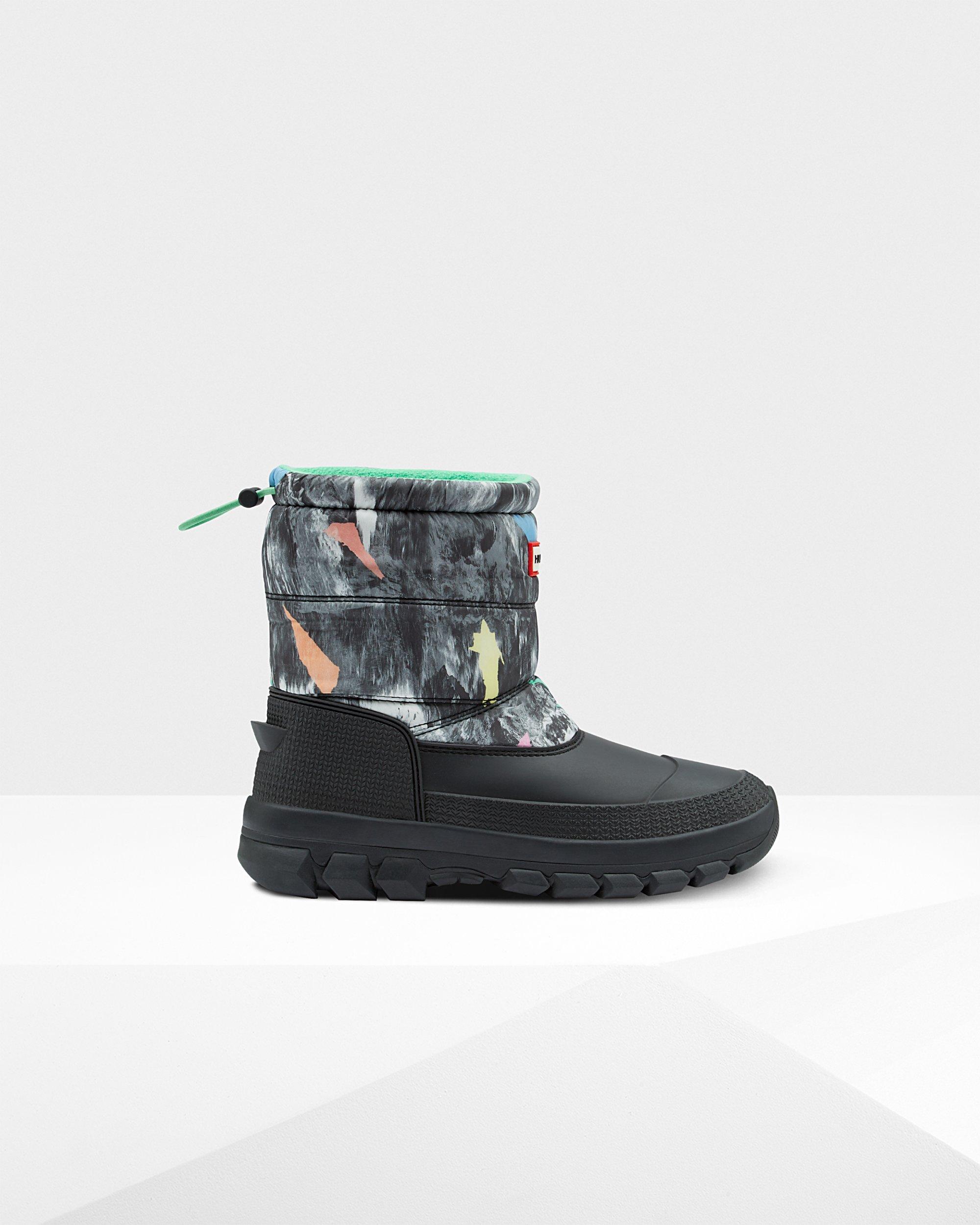 hunter print boots