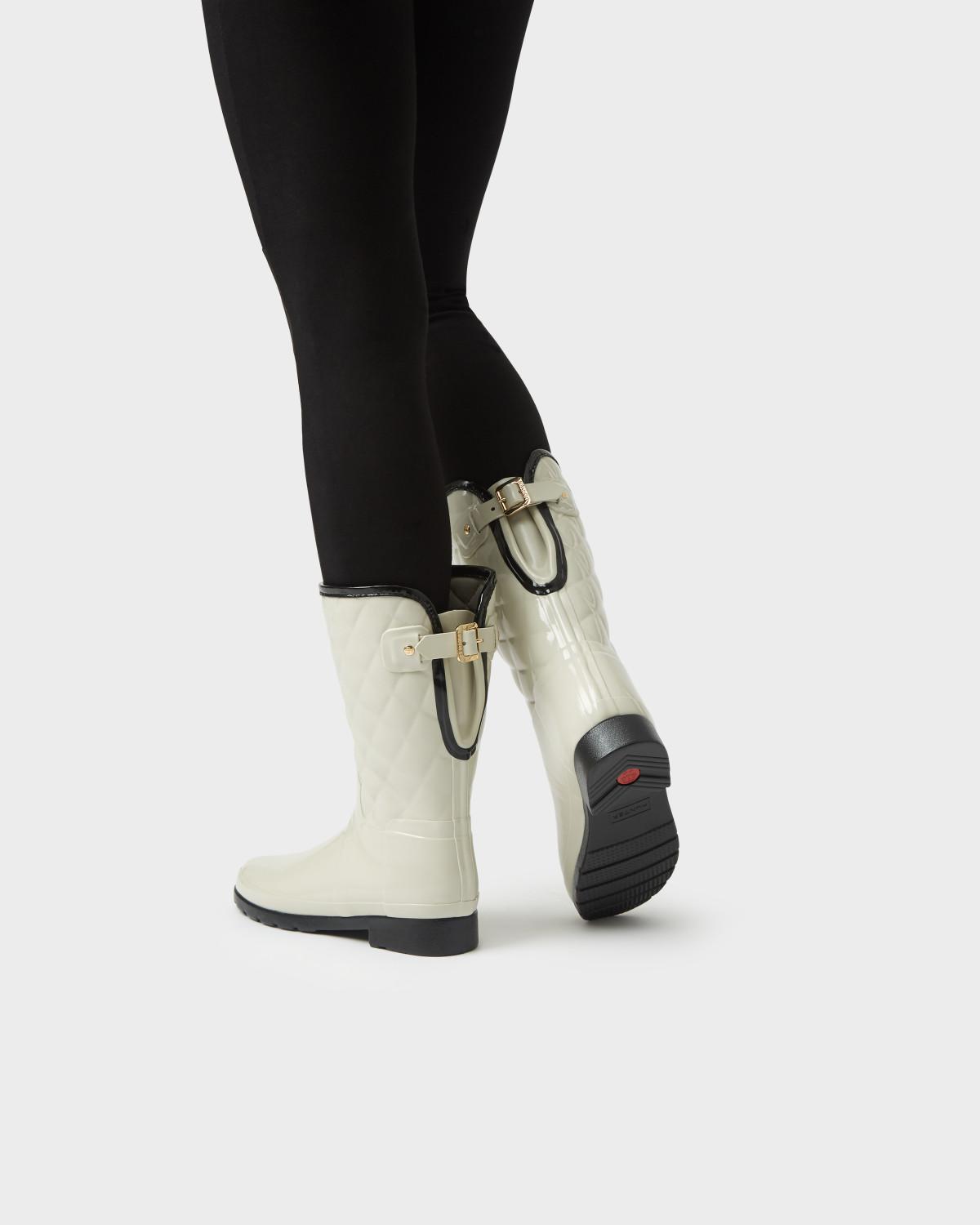 hunter gloss ankle boots