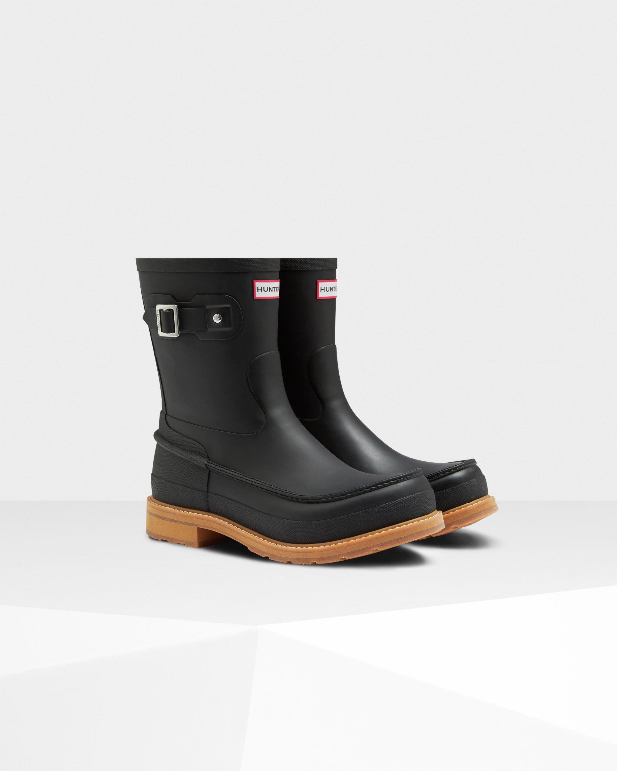 hunter moc toe boots
