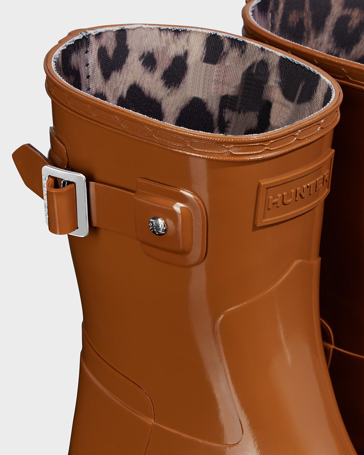 hunter wellies leopard print