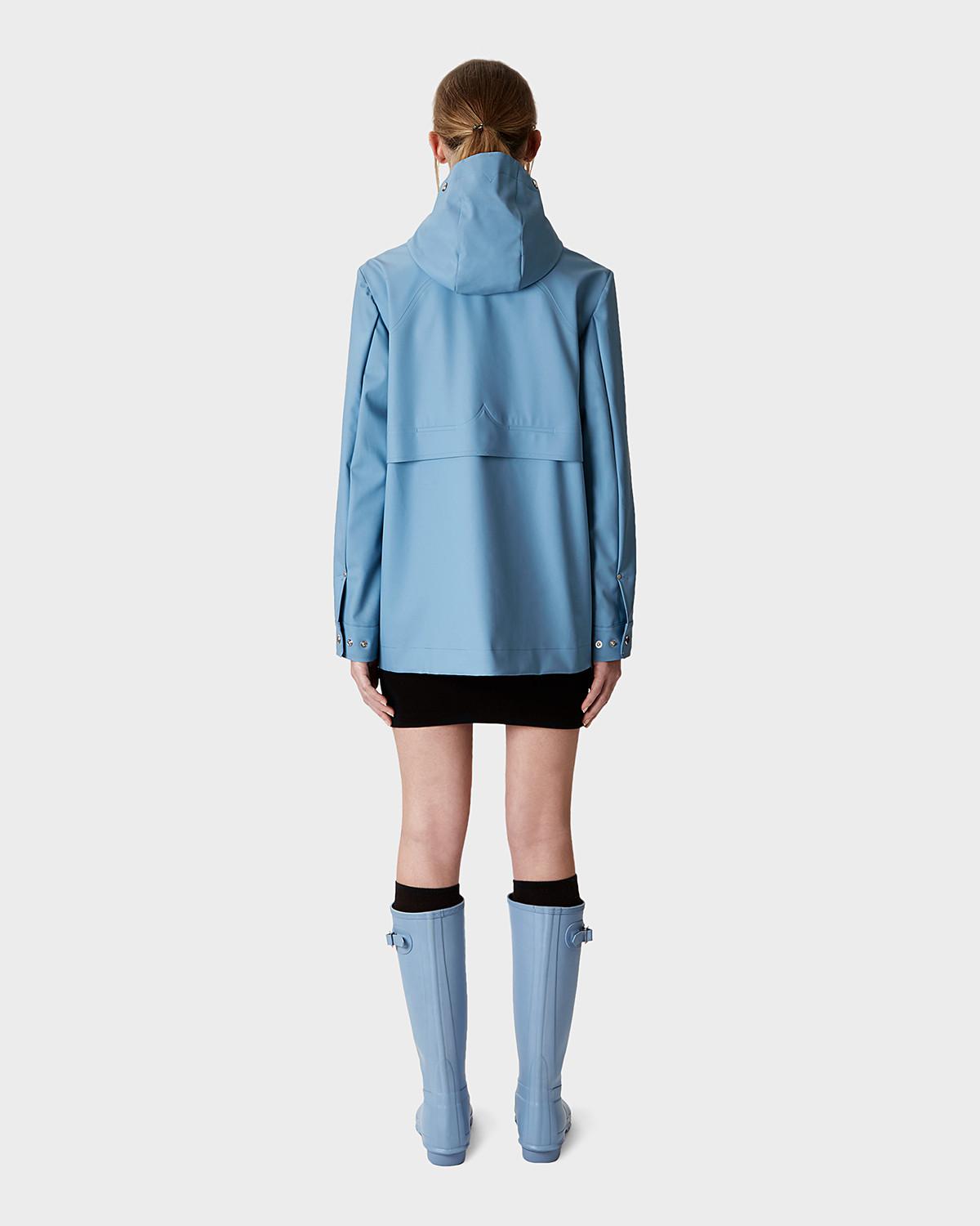 hunter rubberized rain jacket