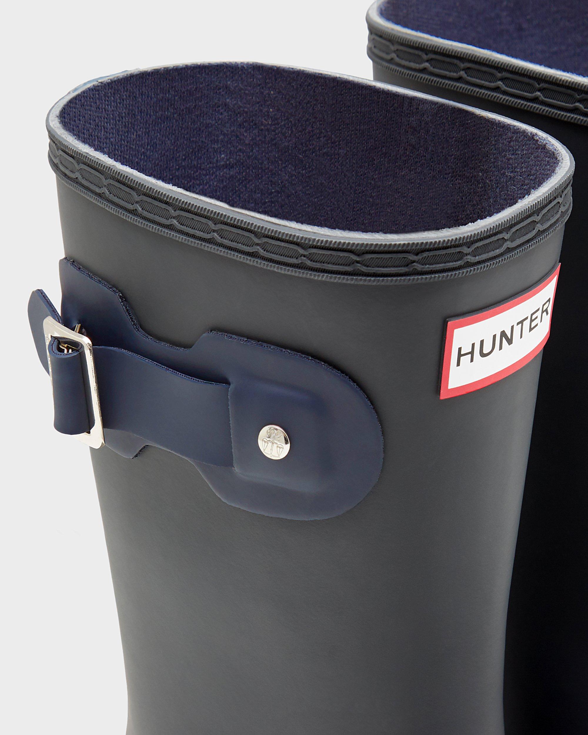 hunter foldable short rain boots
