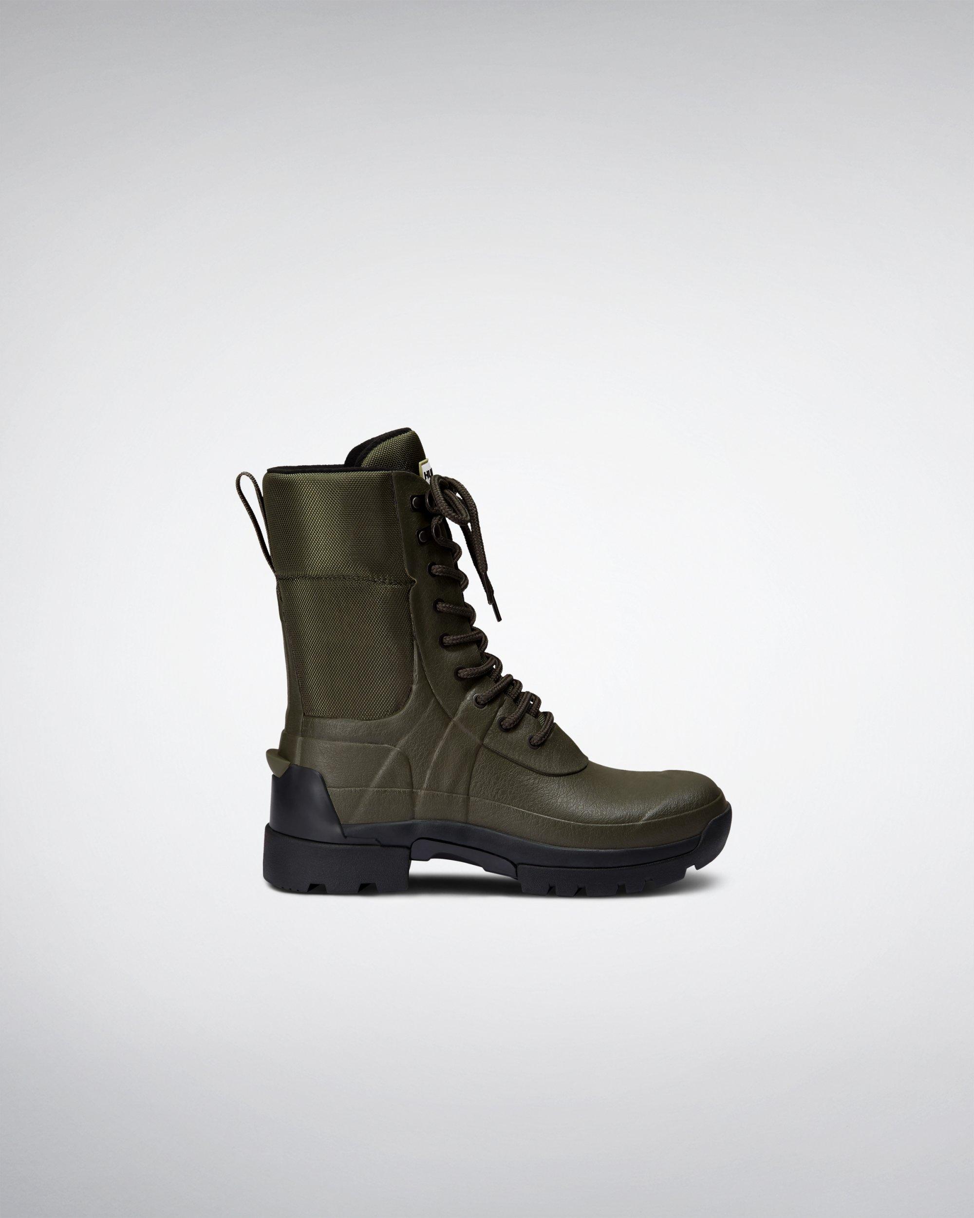 hunter men's original tall boot dark olive