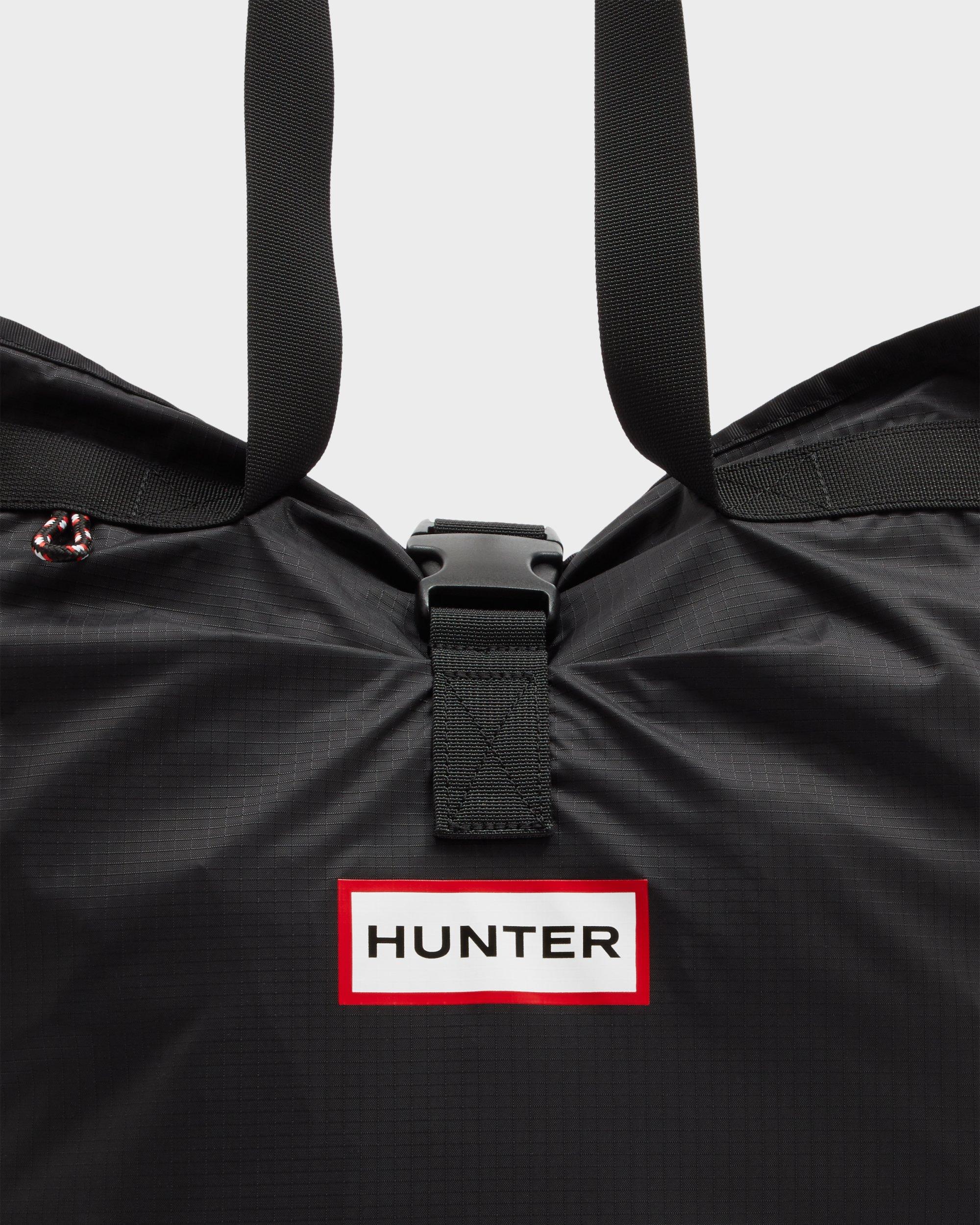 Hunter original ripstop packable tote in black shop