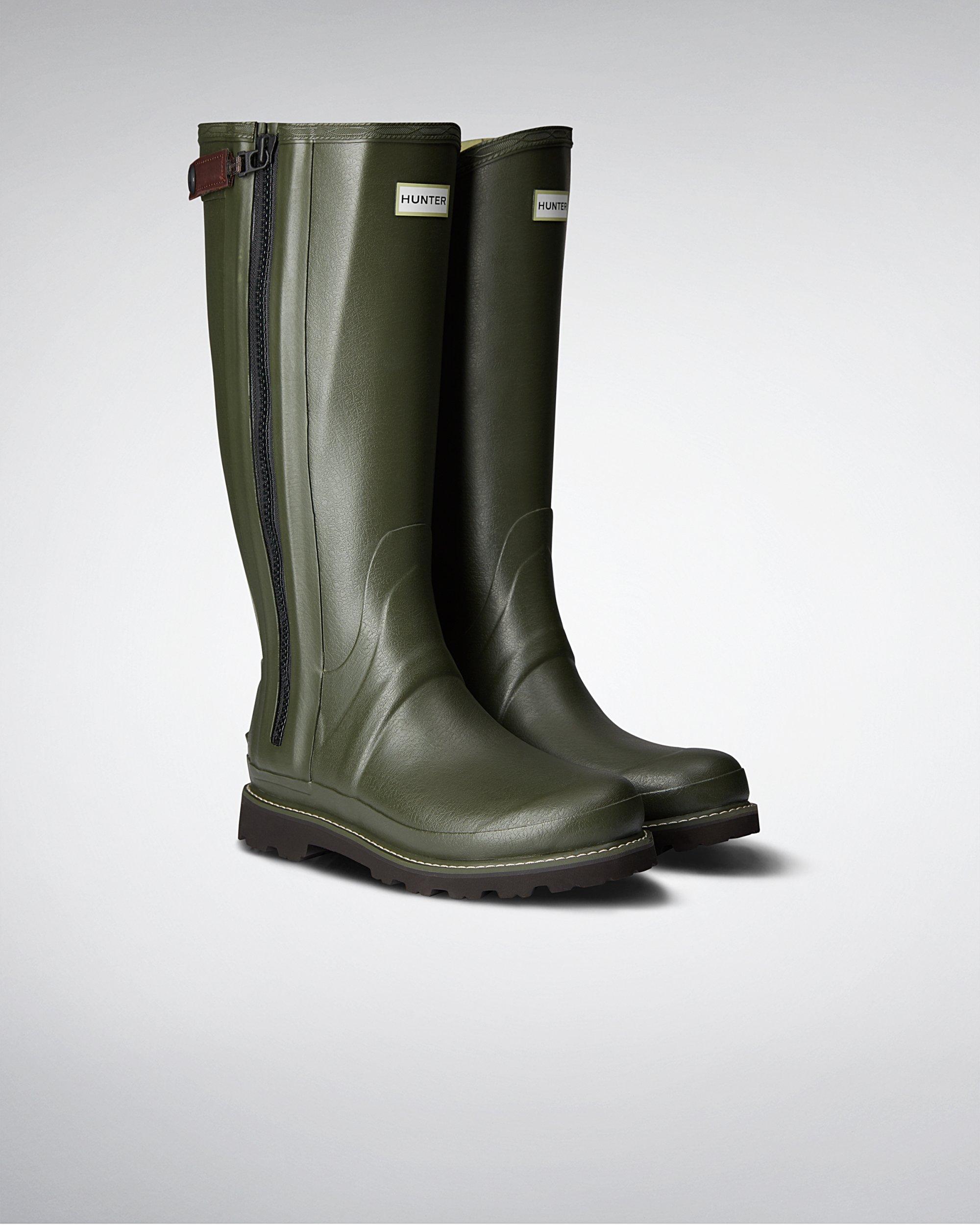 hunter commando wellington boots