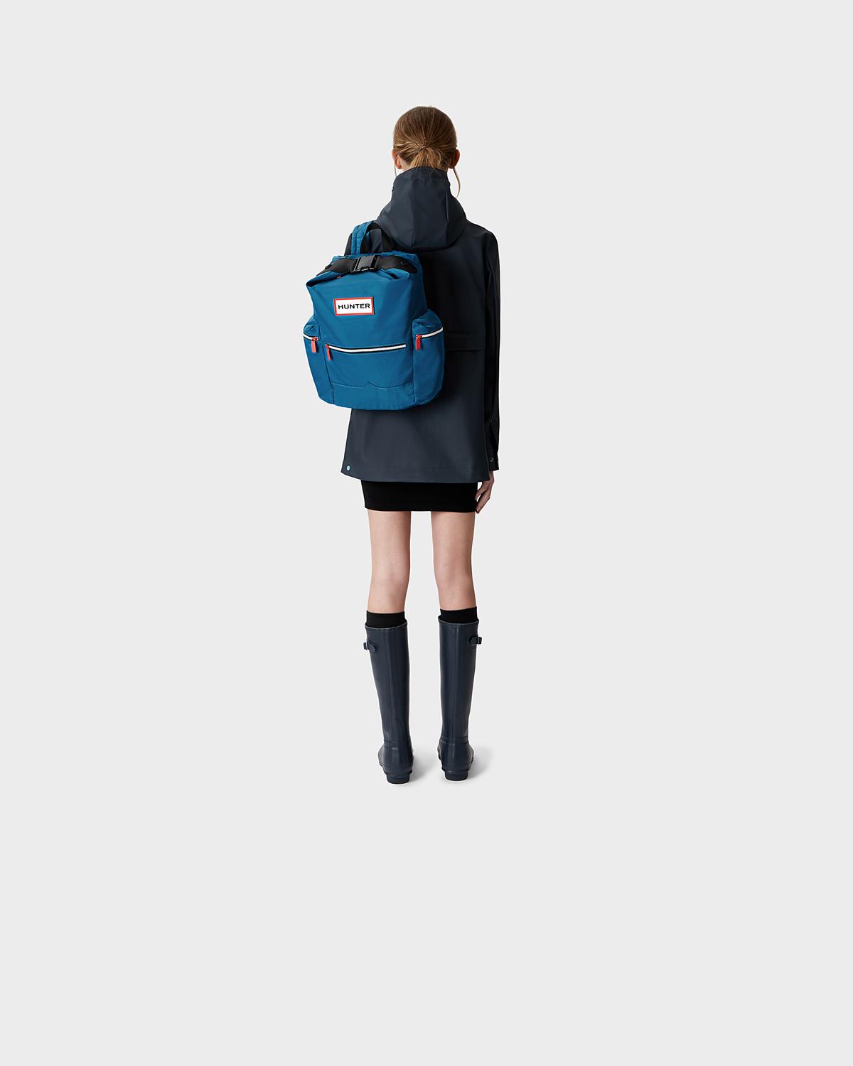hunter backpack blue