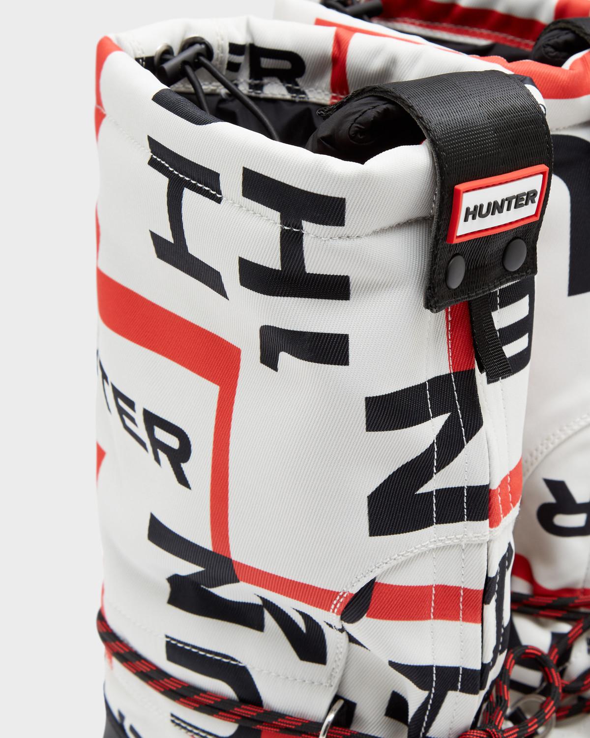 hunter exploded logo snow boots