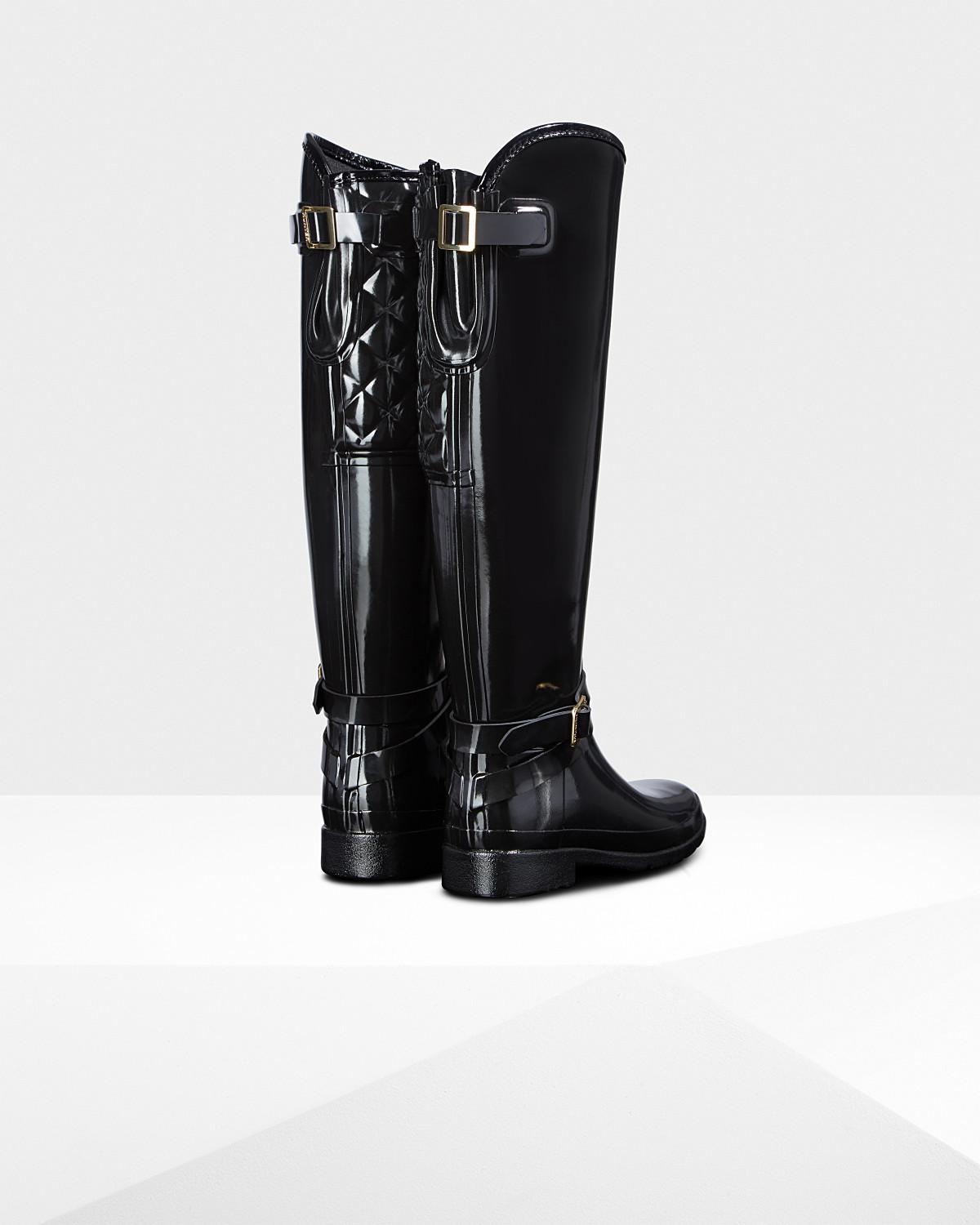 quilted riding boots