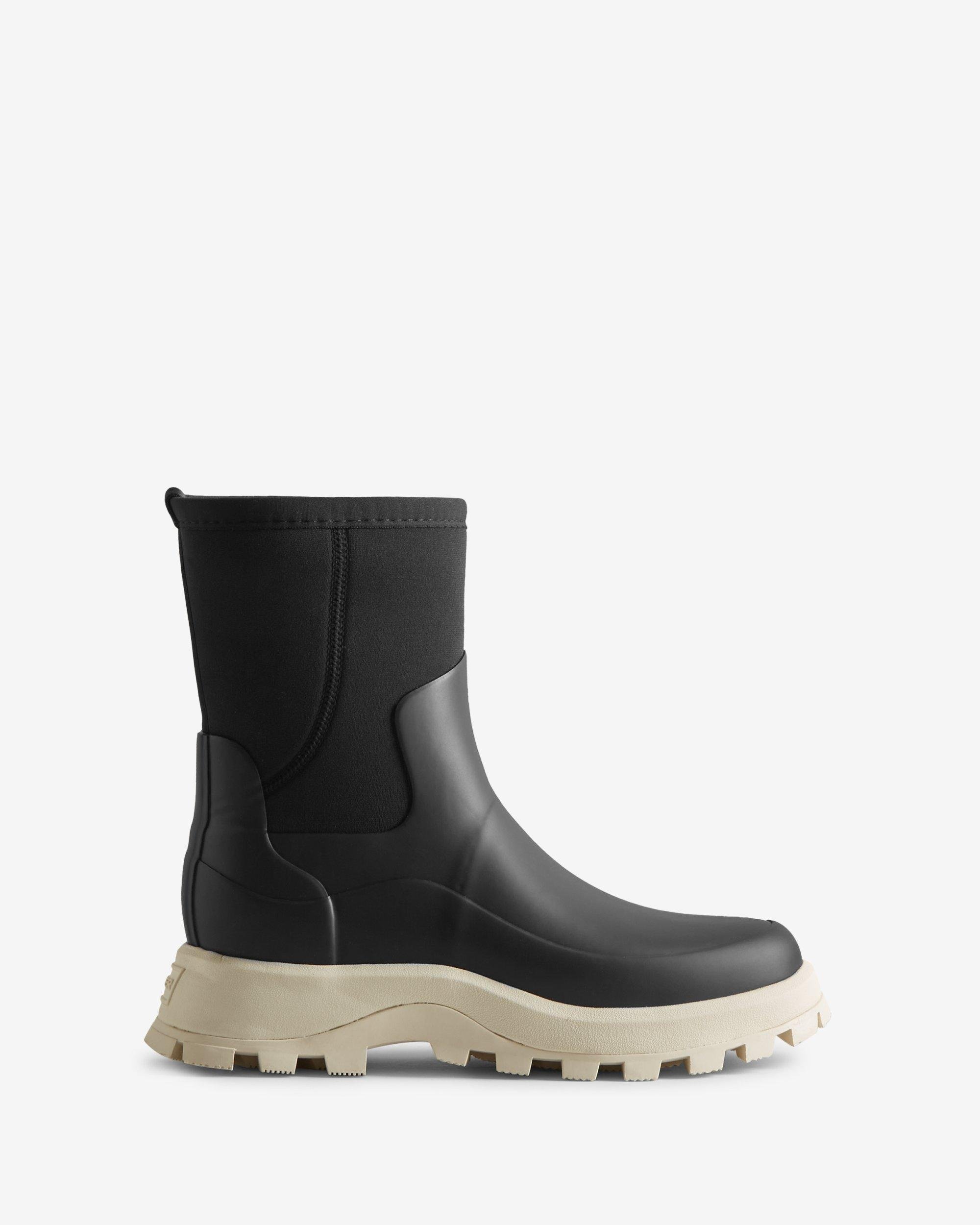 HUNTER City Explorer Short Neoprene Boots in Black | Lyst Canada