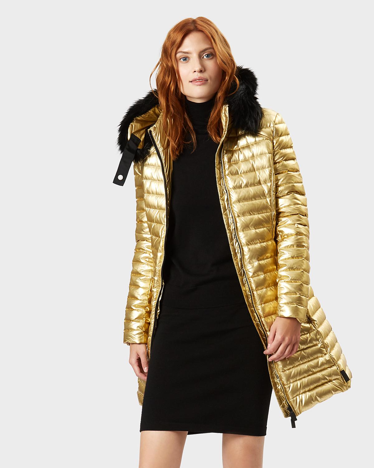 hunter original fitted down coat