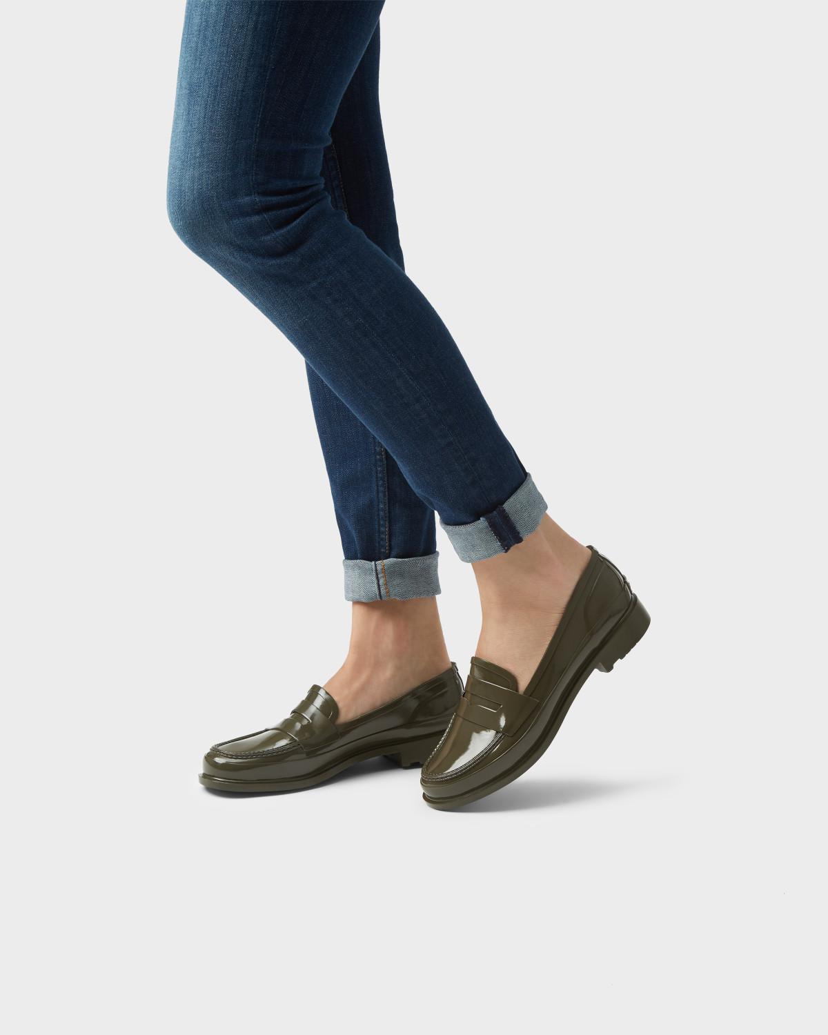Hunter Womens Original Penny Loafers