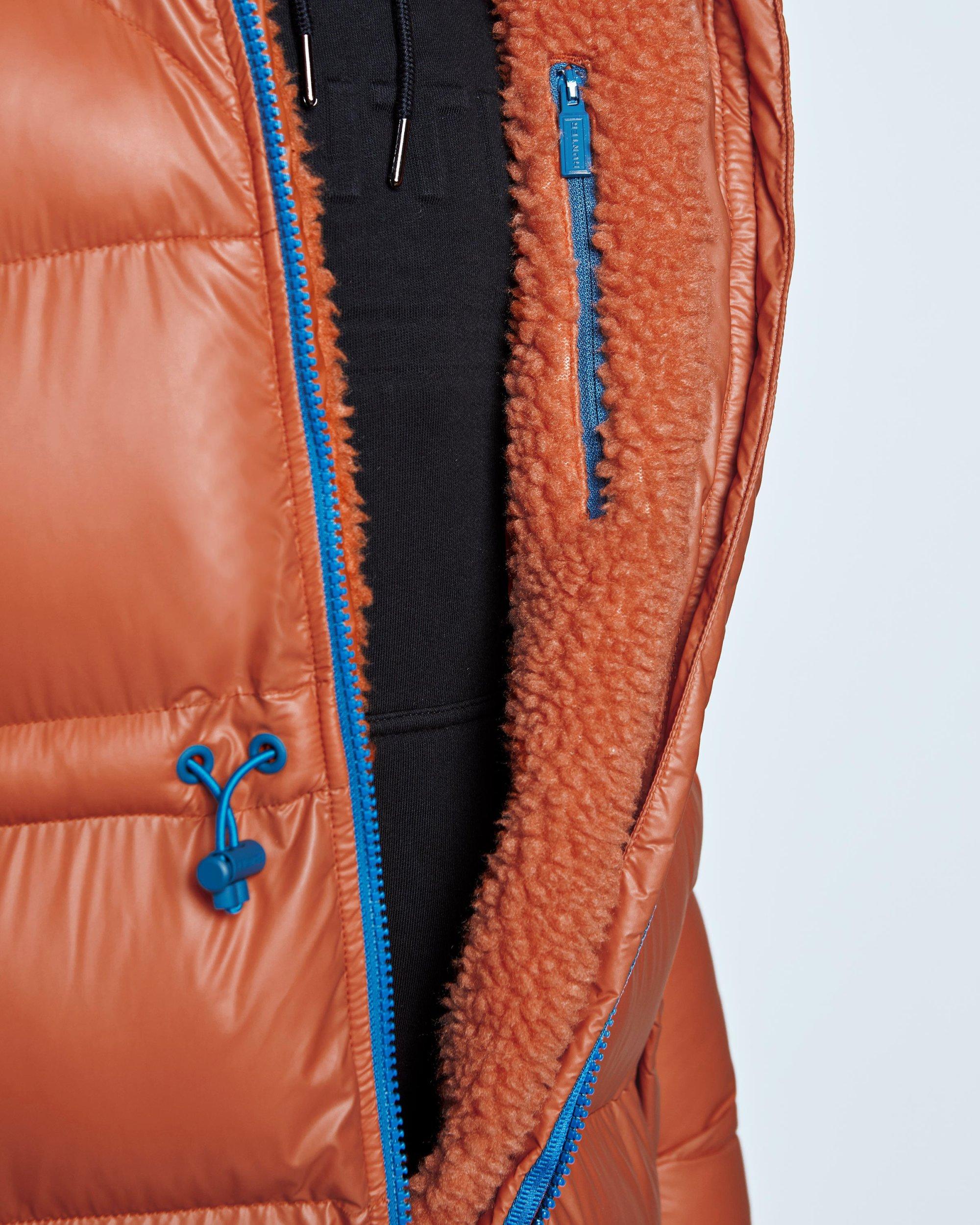 HUNTER Women's Original Long Puffer Coat in Orange | Lyst