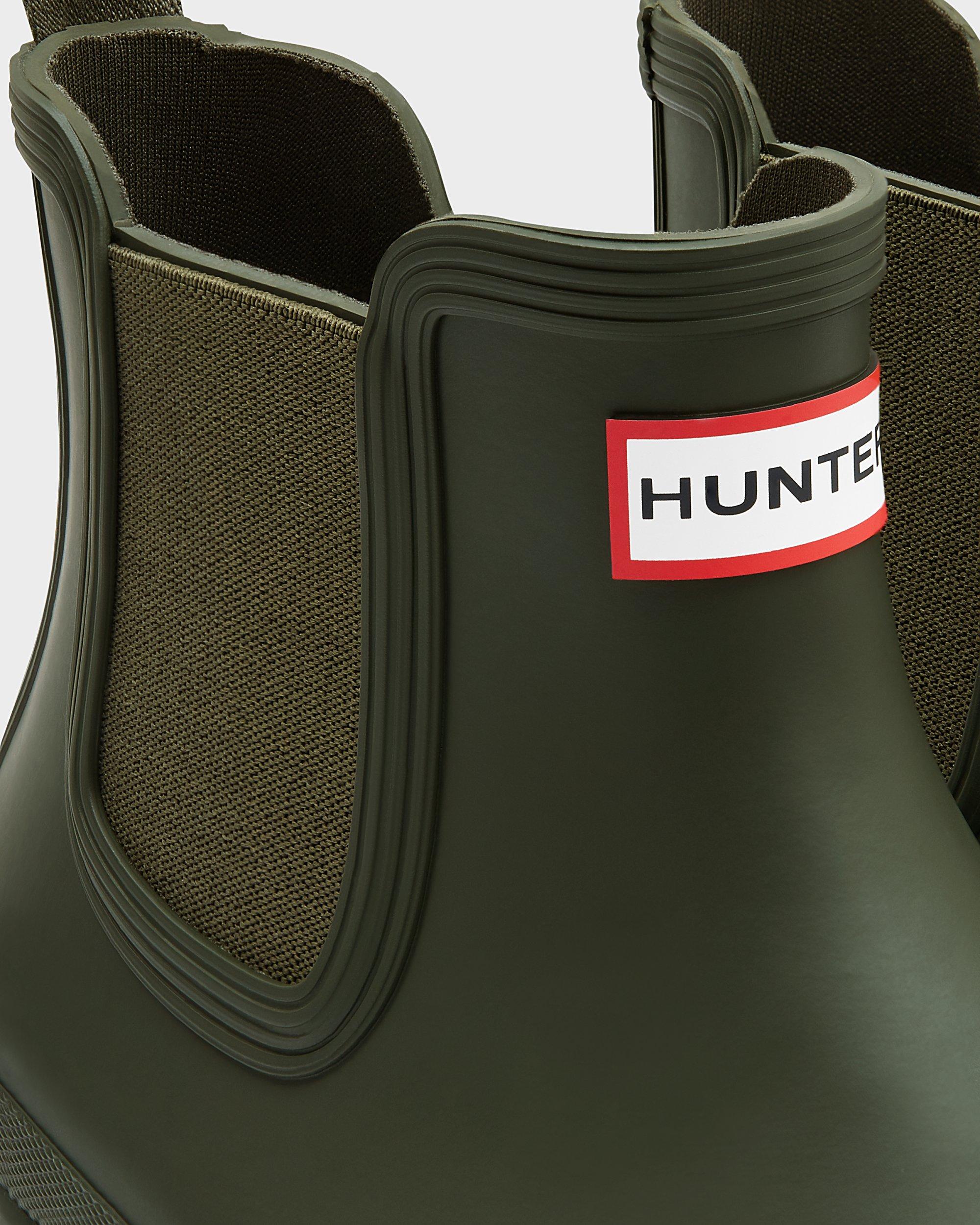 olive green chelsea boots