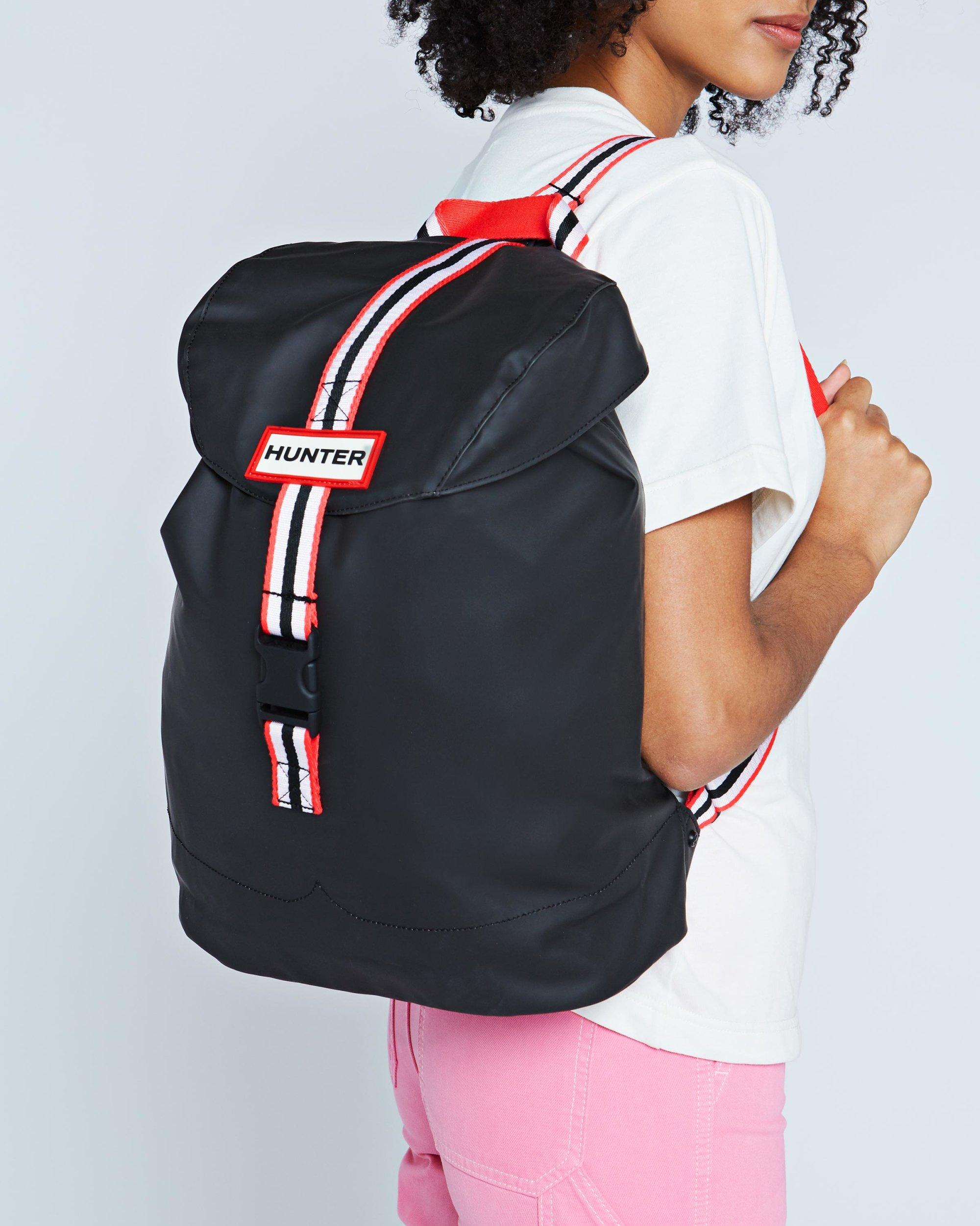 HUNTER Original Lightweight Rubberized Backpack in Black Lyst