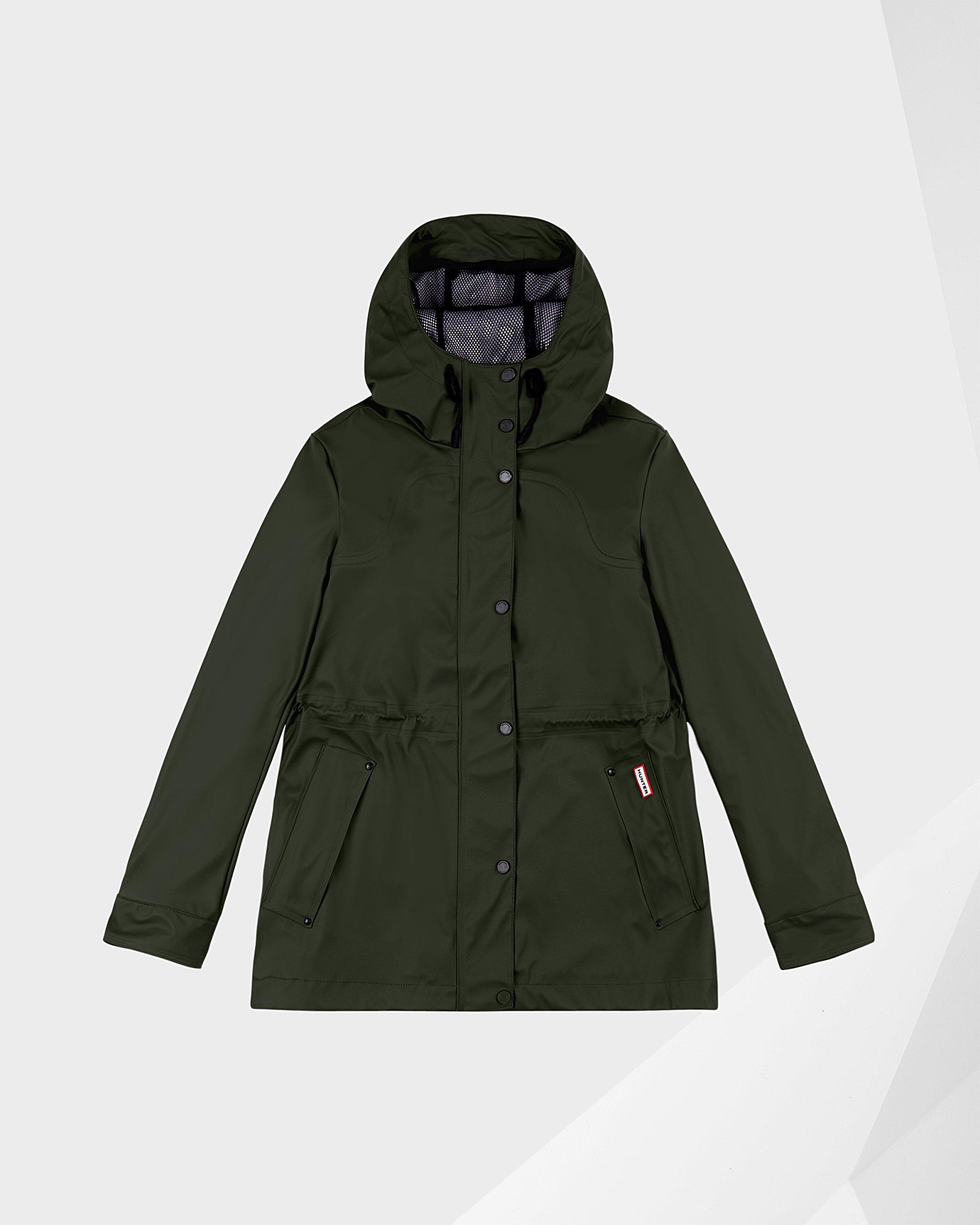 HUNTER Lightweight Waterproof Jacket in Green Lyst