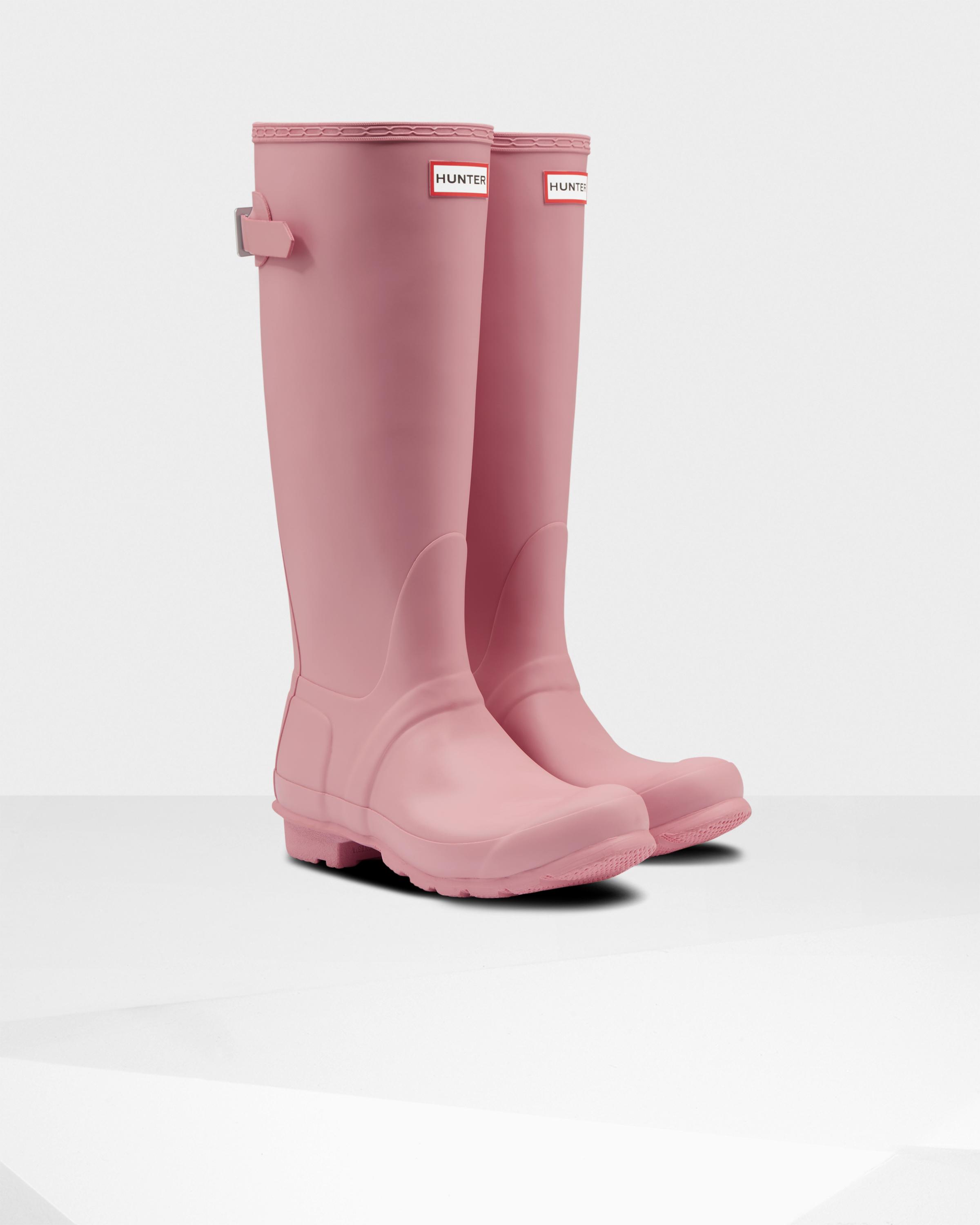 hunter original tall adjustable back rain boot