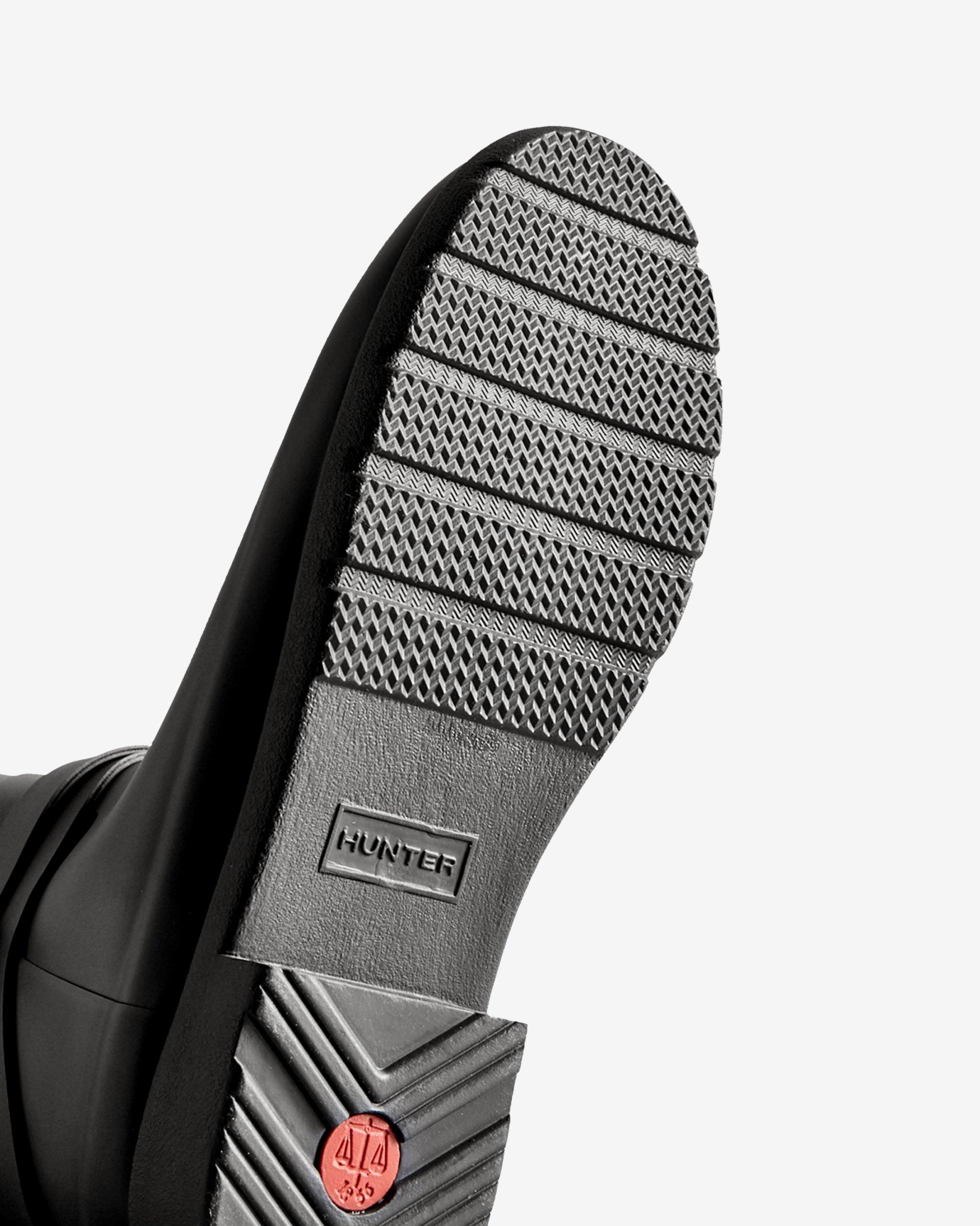 black slim fit wellies