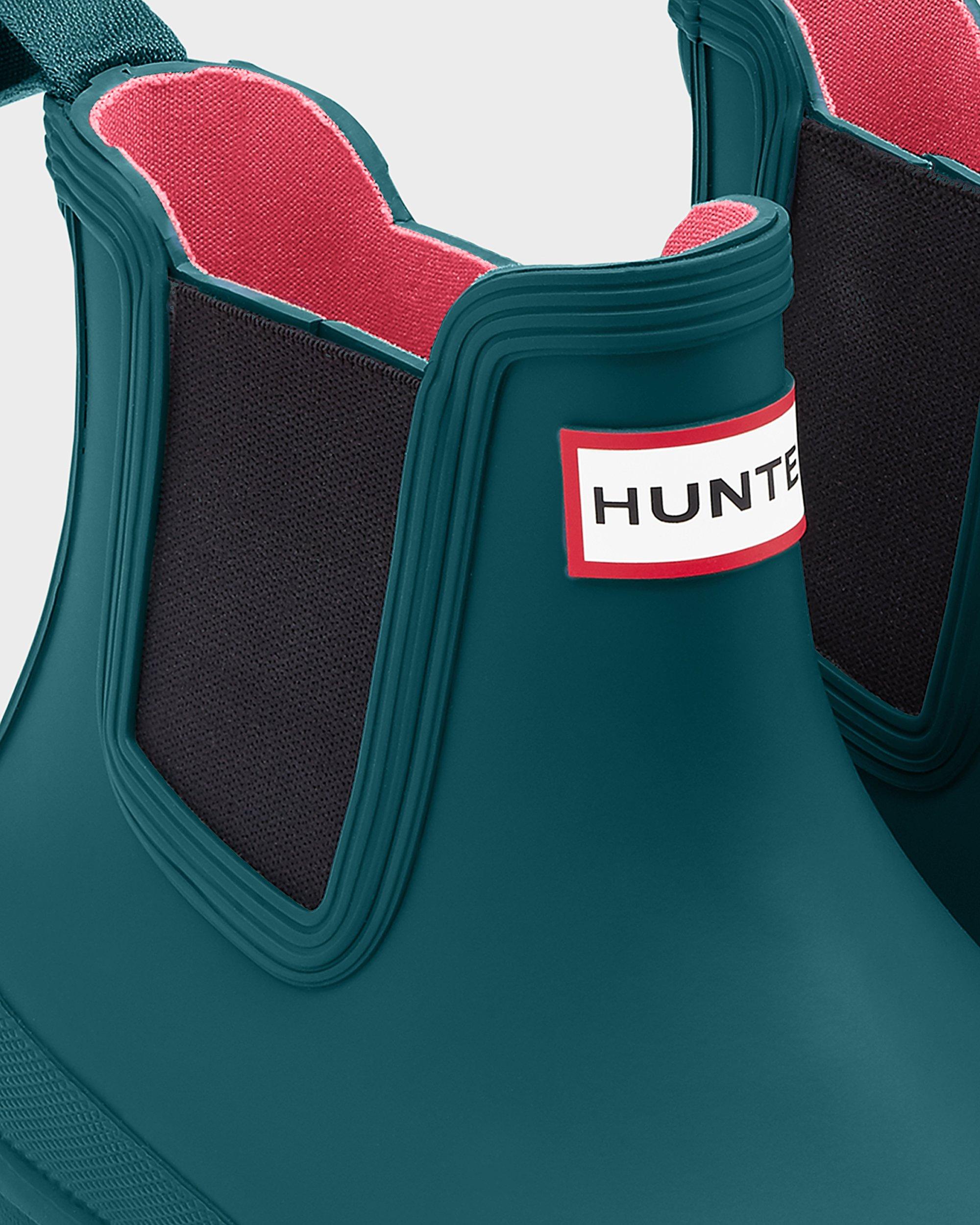 teal hunter boots