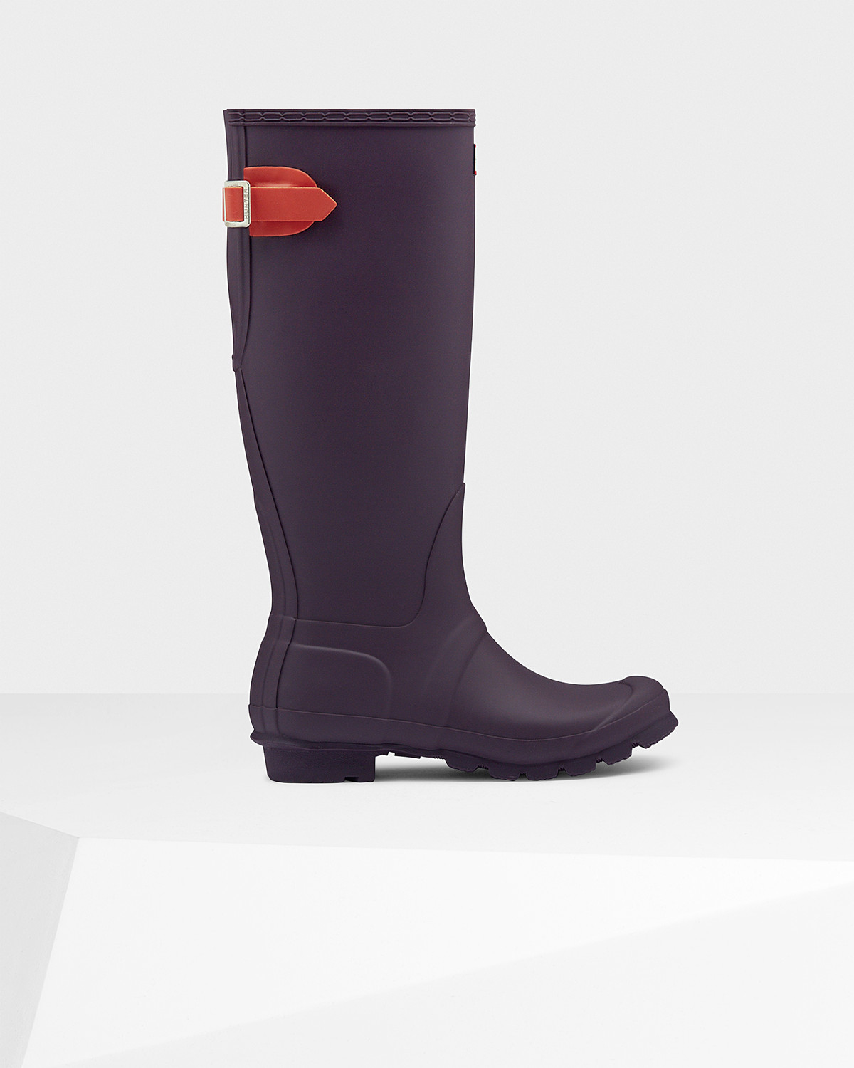 purple hunter rain boots
