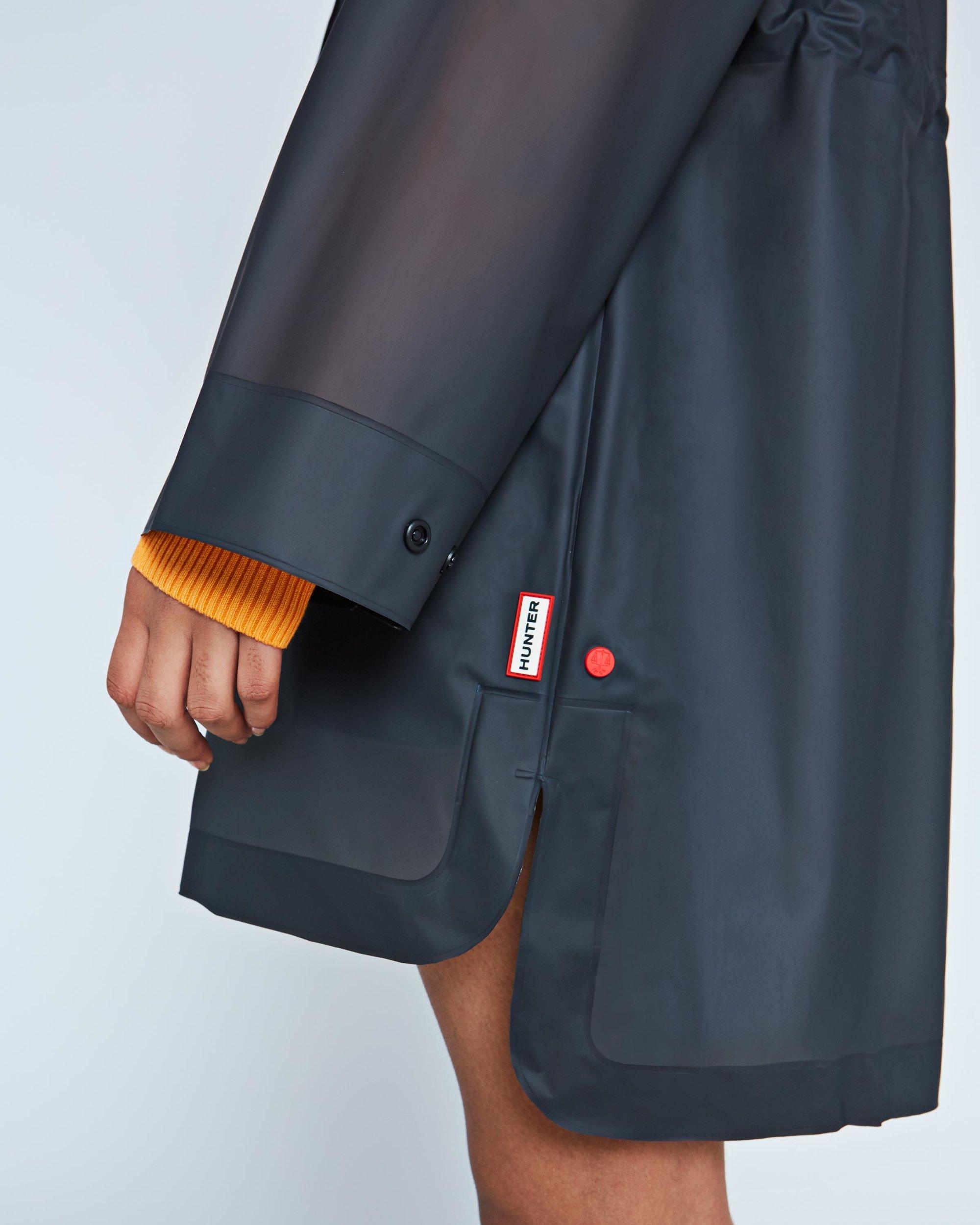 hunter oversized raincoat