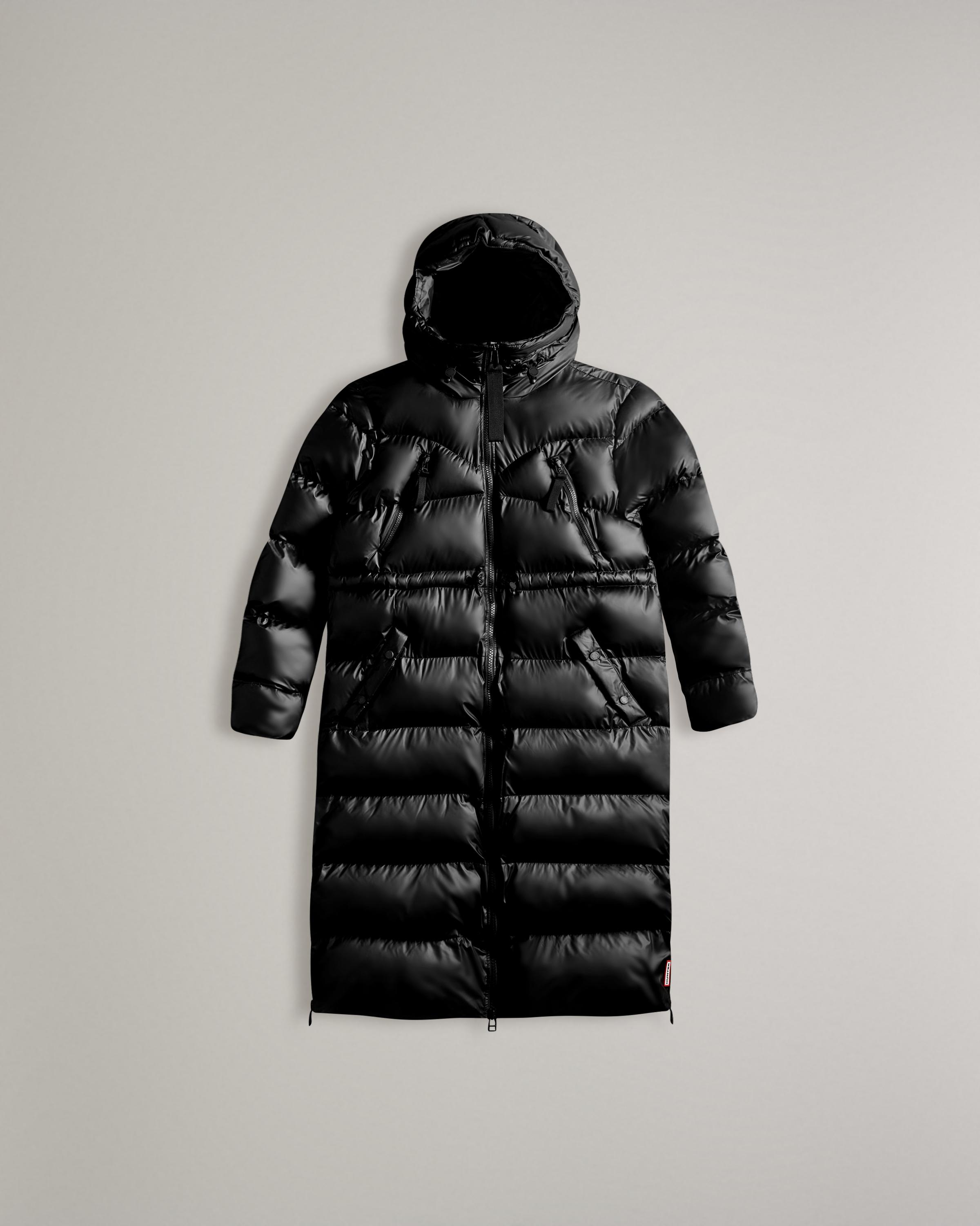 black insulated coat