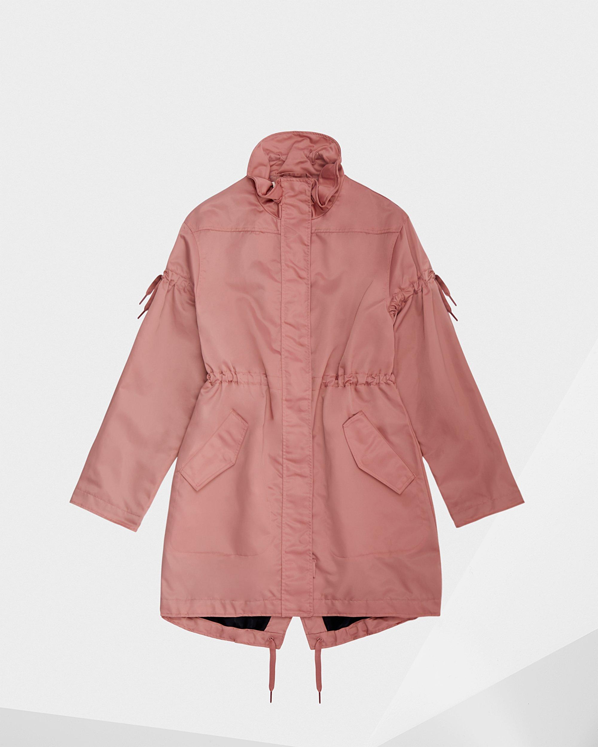 drawstring raincoat