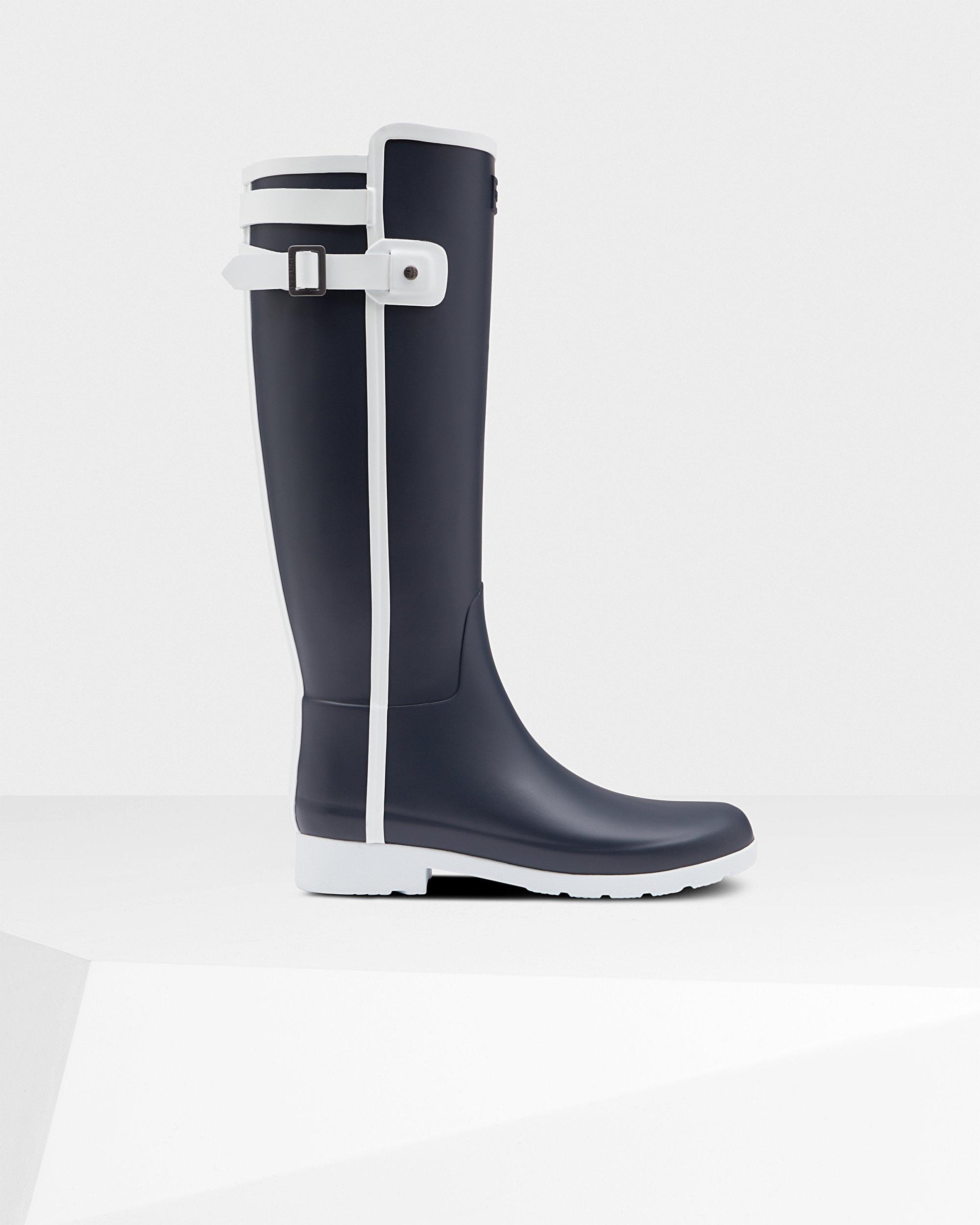 women's refined slim fit rain boots