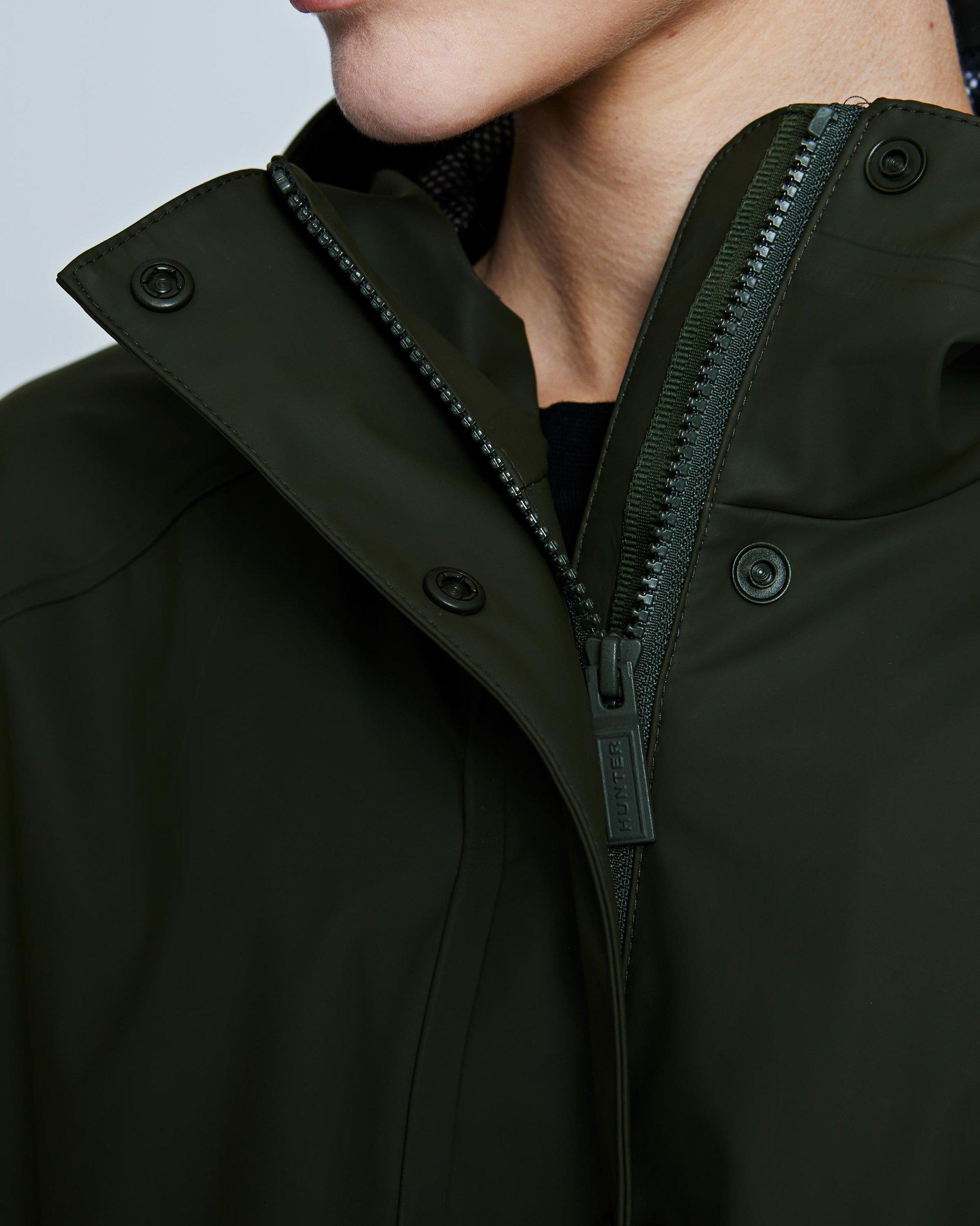 hunter rubberised parka