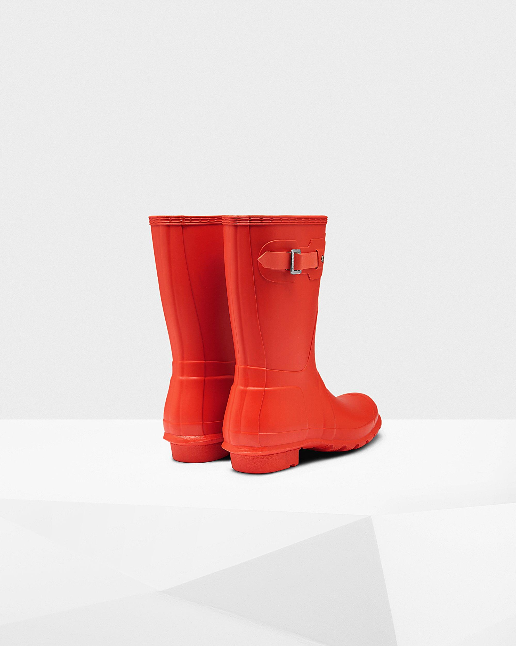 orange hunter boots