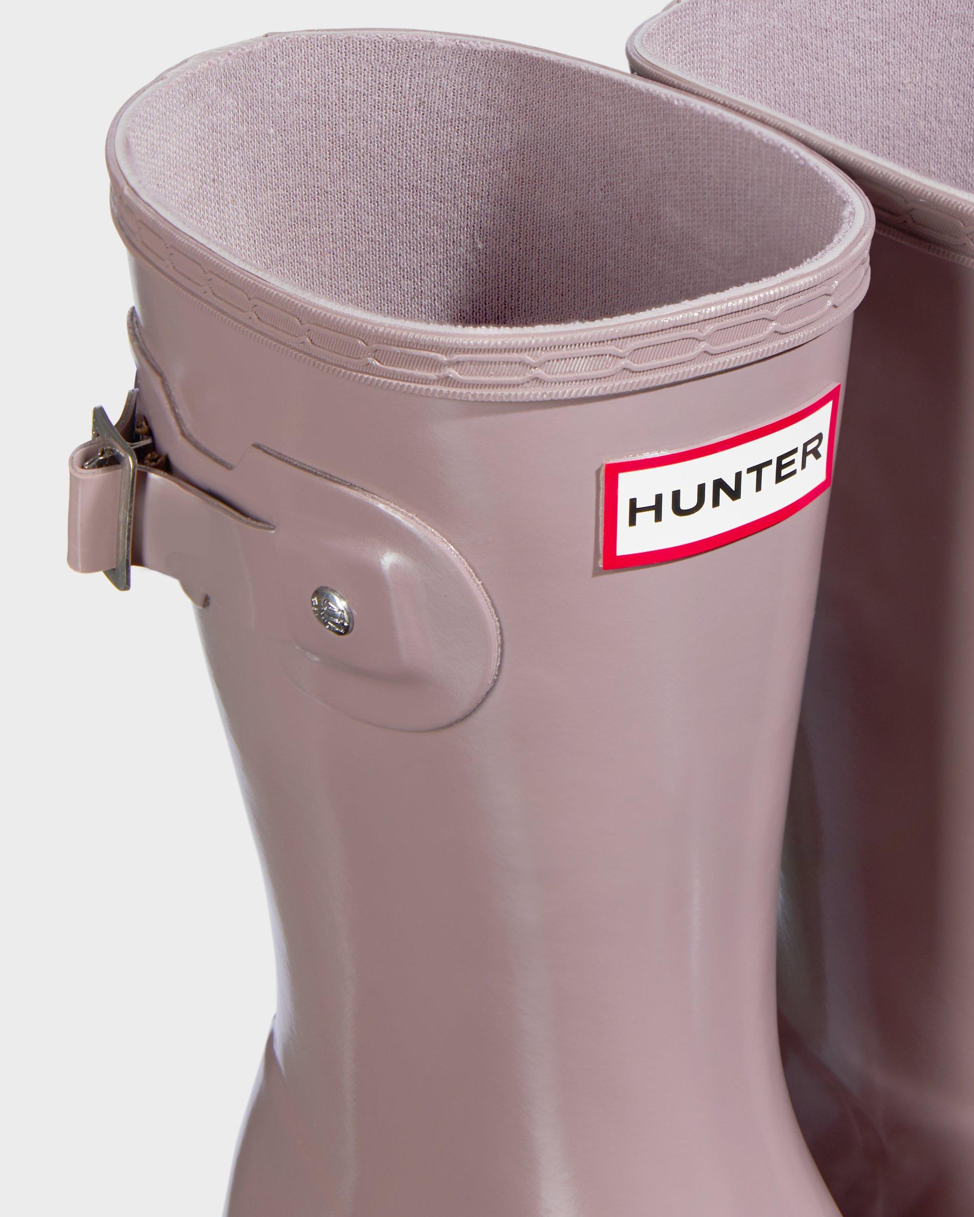 hunter foldable short rain boots