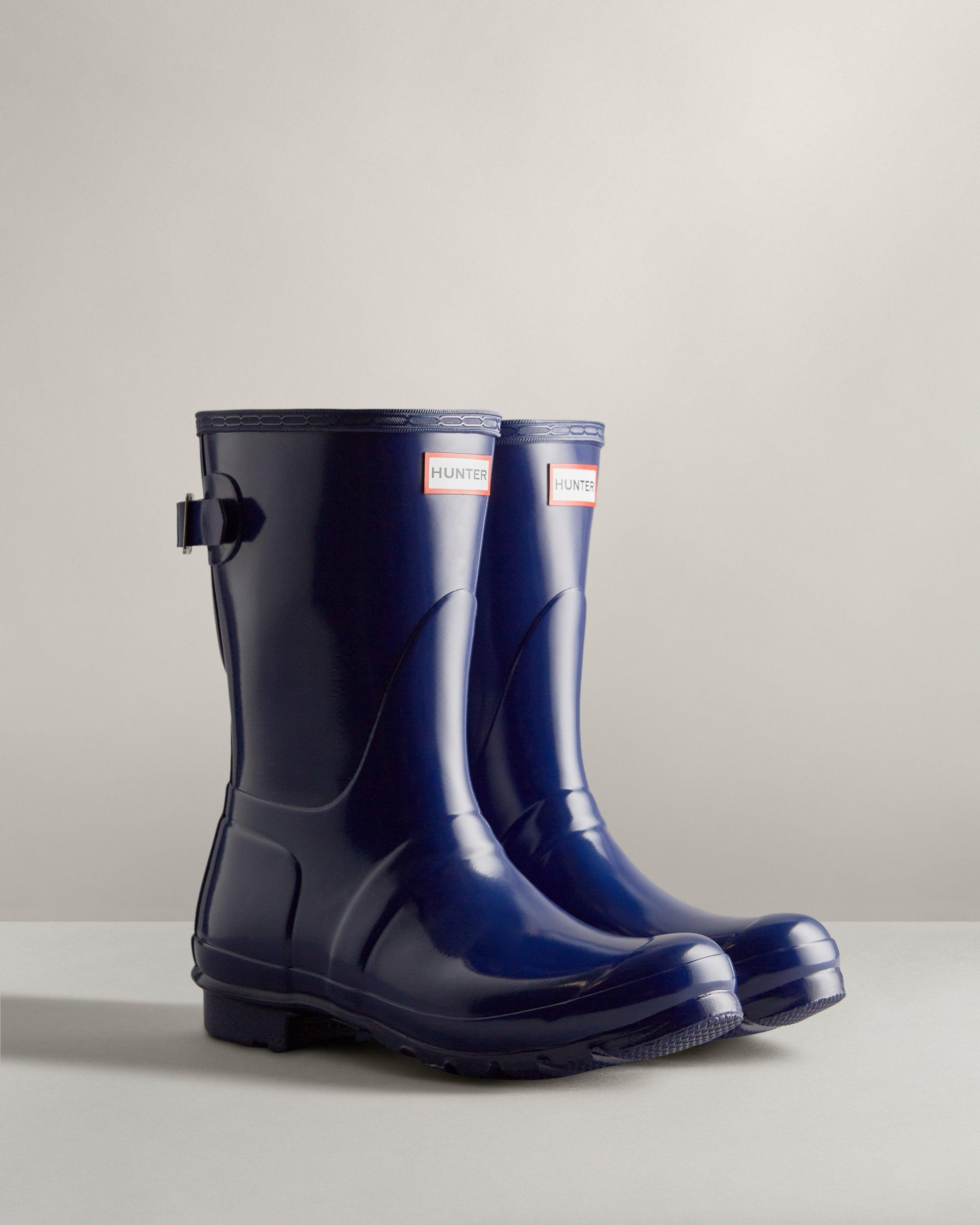 hunter adjustable gloss rain boots