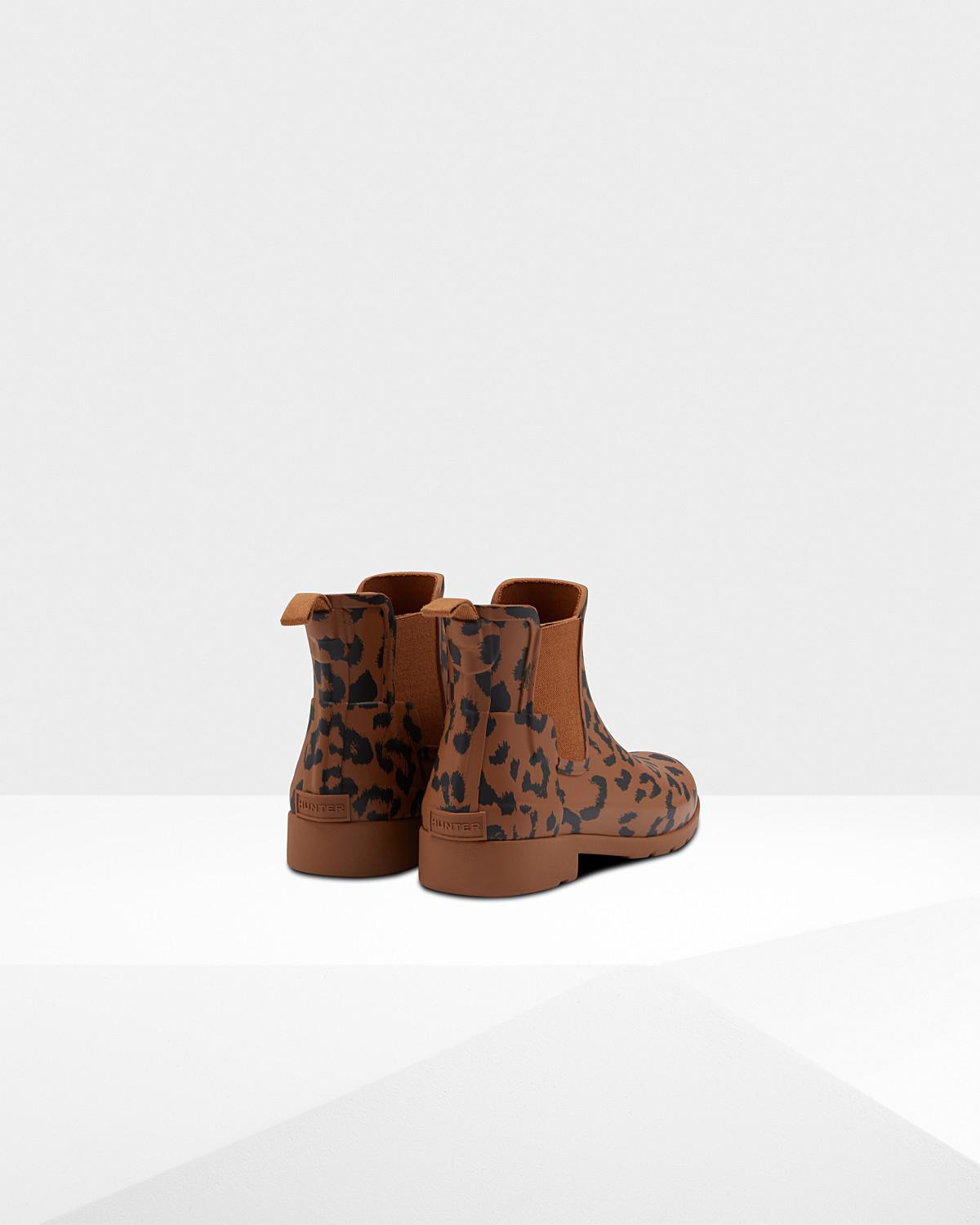 hunter leopard boots