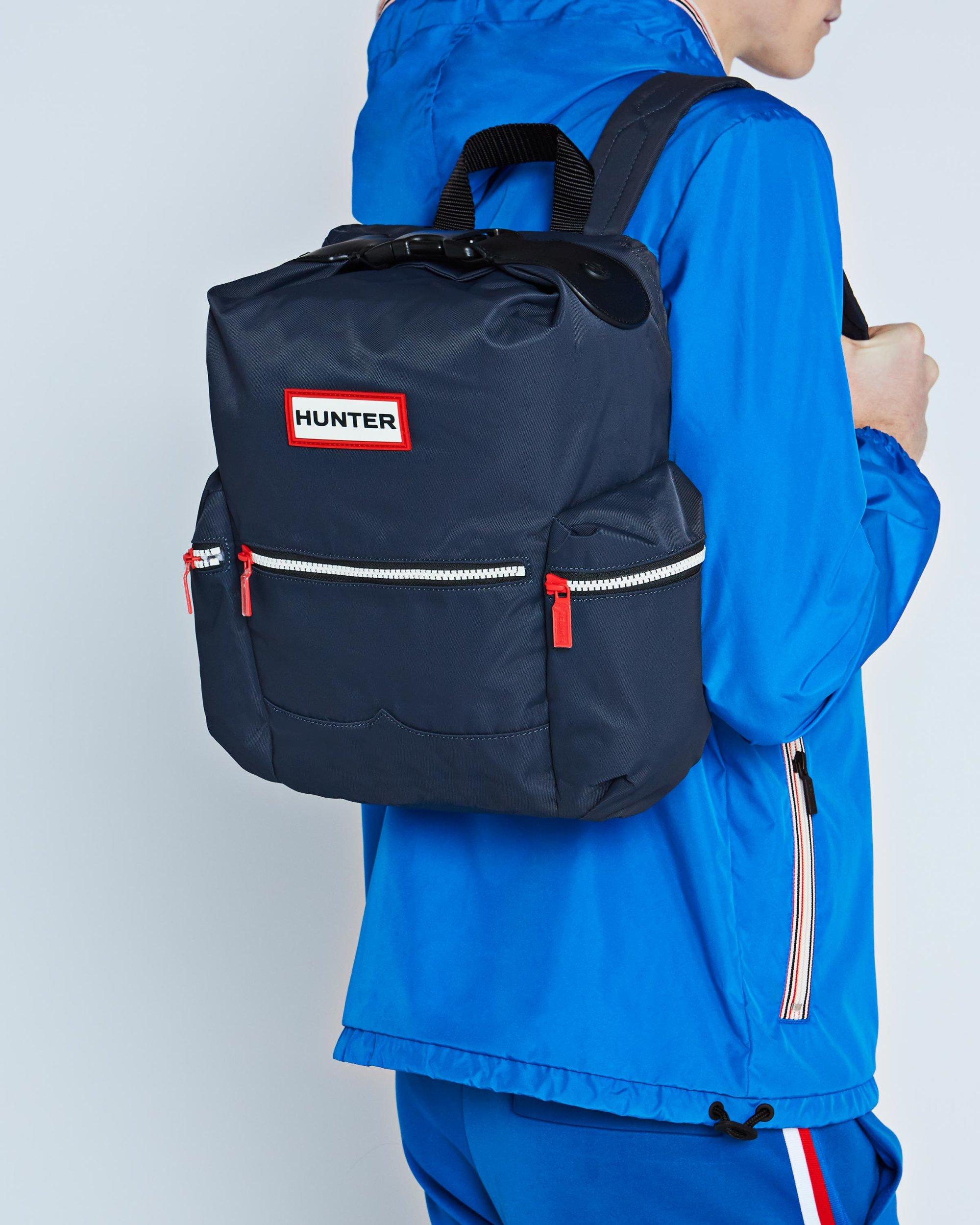 HUNTER Synthetic Mini Top Clip Backpack - Nylon in Navy (Blue) | Lyst